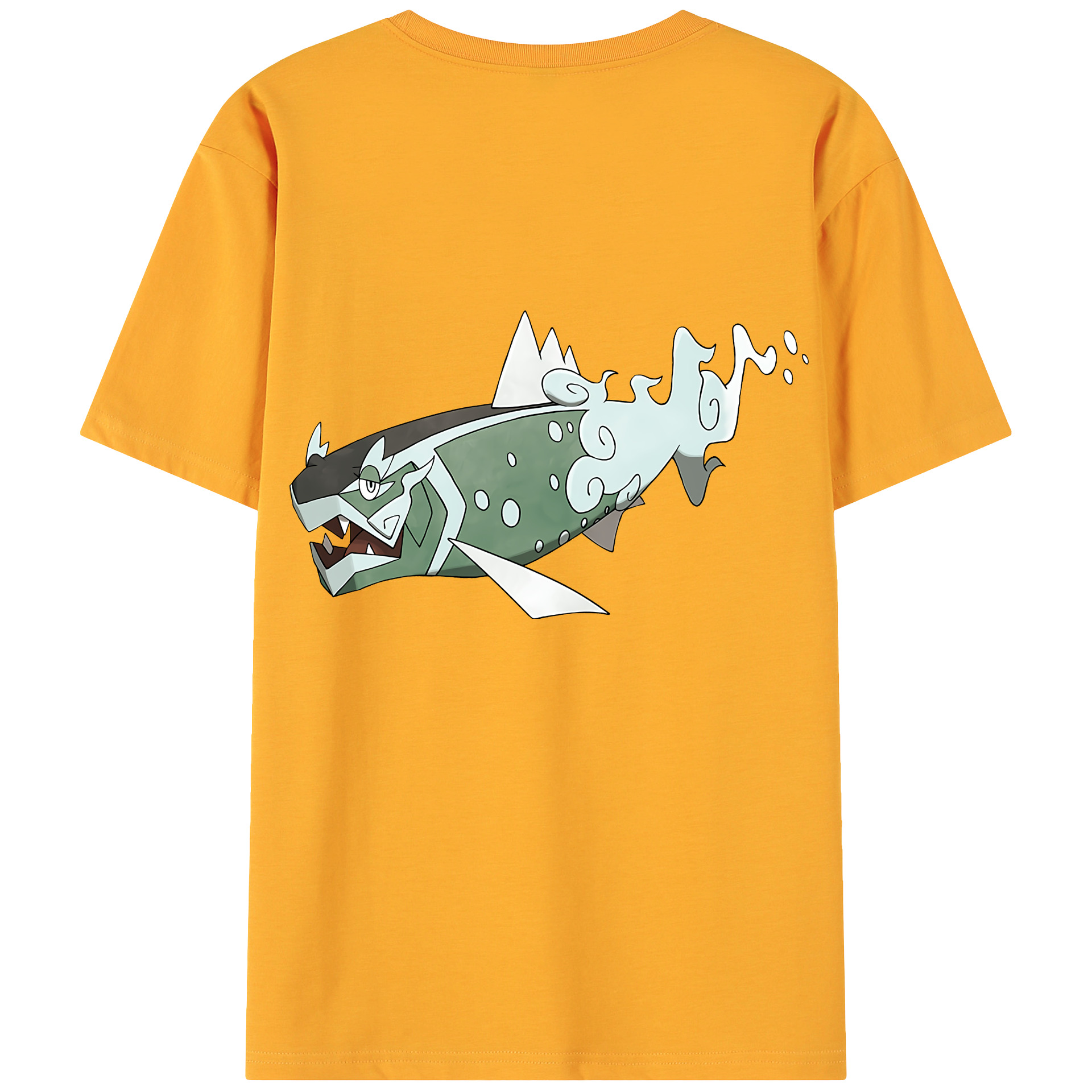 （画像用） ポケットモンスター Pokémon 綿100％ メンズ半袖Tシャツ（バックプリント） 通気性
