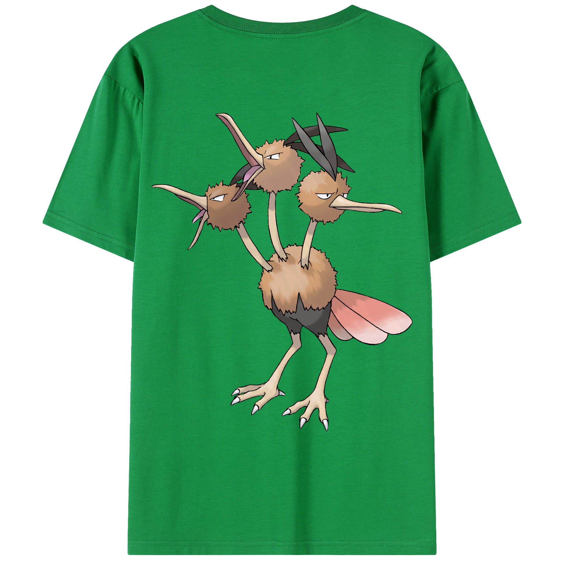 （画像用） ポケットモンスター Pokémon 綿100％ メンズ半袖Tシャツ（バックプリント） 通気性