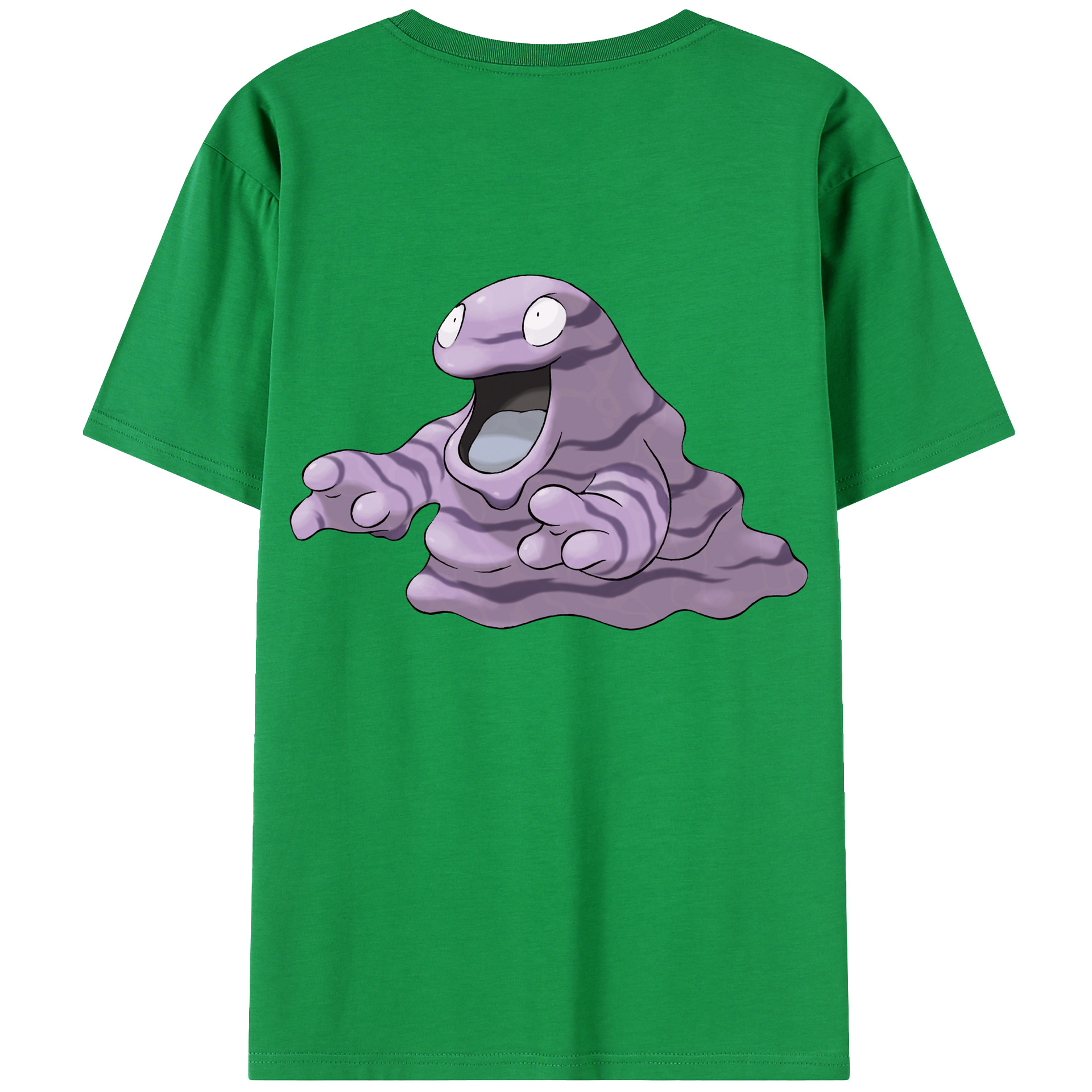 （画像用） ポケットモンスター Pokémon 綿100％ メンズ半袖Tシャツ（バックプリント） 通気性