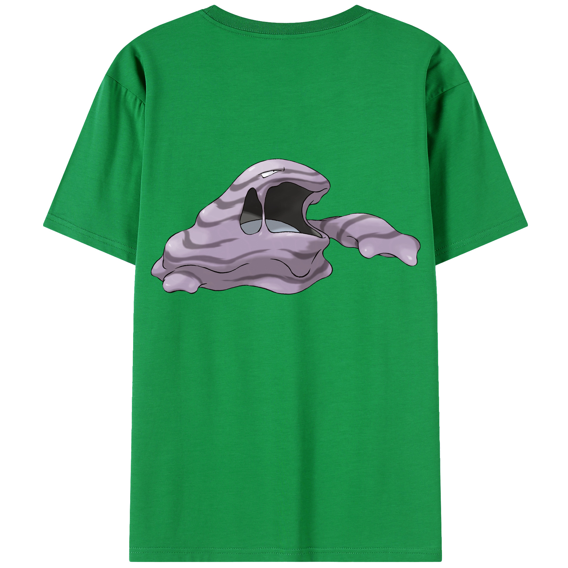 （画像用） ポケットモンスター Pokémon 綿100％ メンズ半袖Tシャツ（バックプリント） 通気性