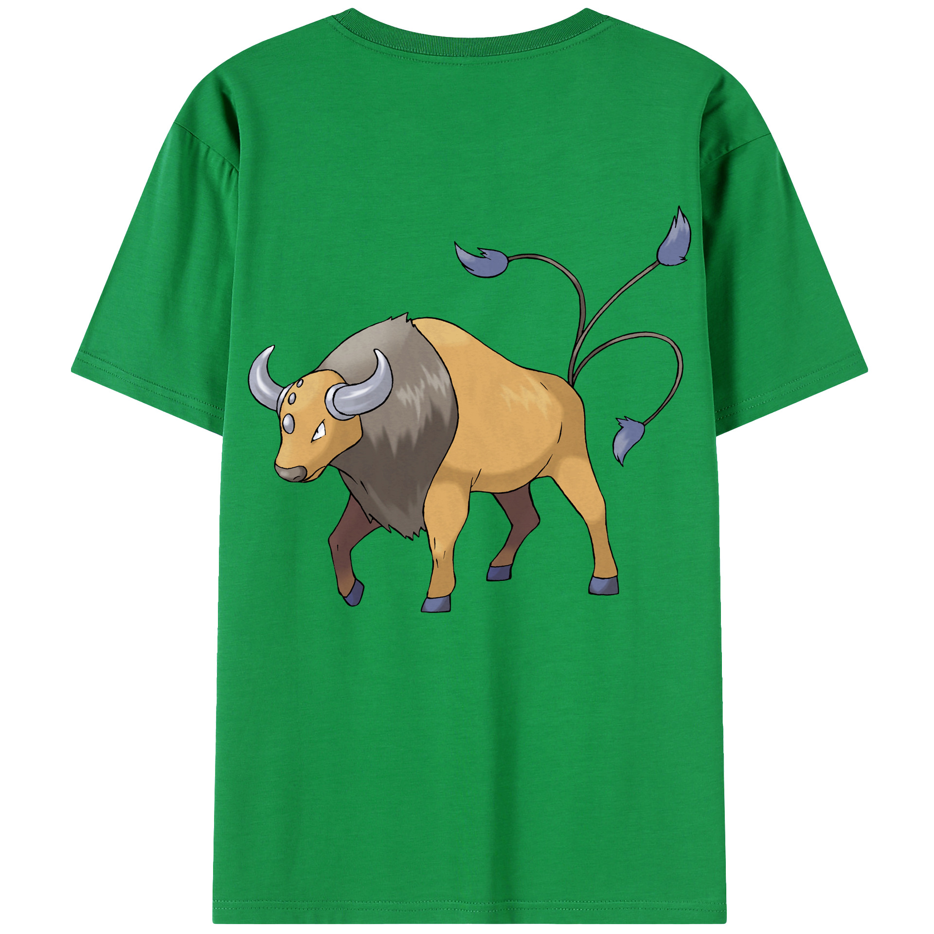 （画像用） ポケットモンスター Pokémon 綿100％ メンズ半袖Tシャツ（バックプリント） 通気性