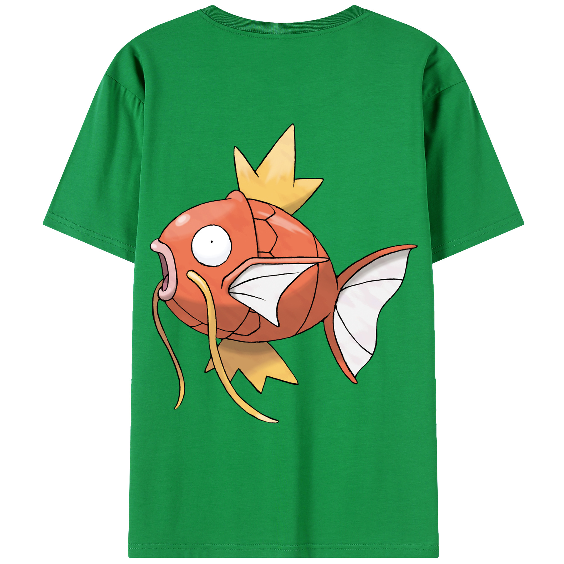 （画像用） ポケットモンスター Pokémon 綿100％ メンズ半袖Tシャツ（バックプリント） 通気性