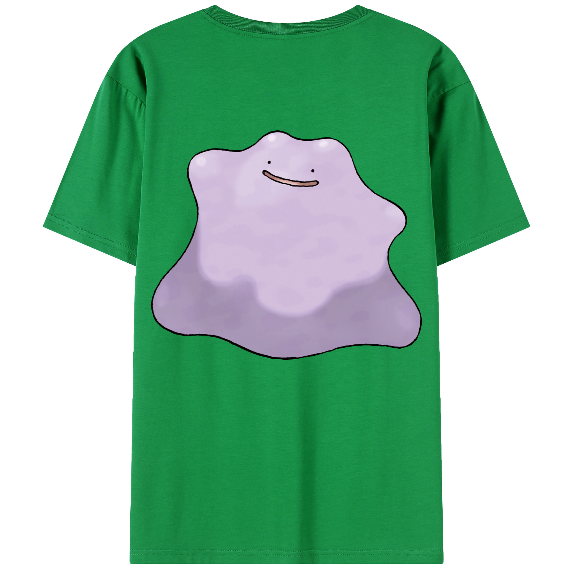 （画像用） ポケットモンスター Pokémon 綿100％ メンズ半袖Tシャツ（バックプリント） 通気性