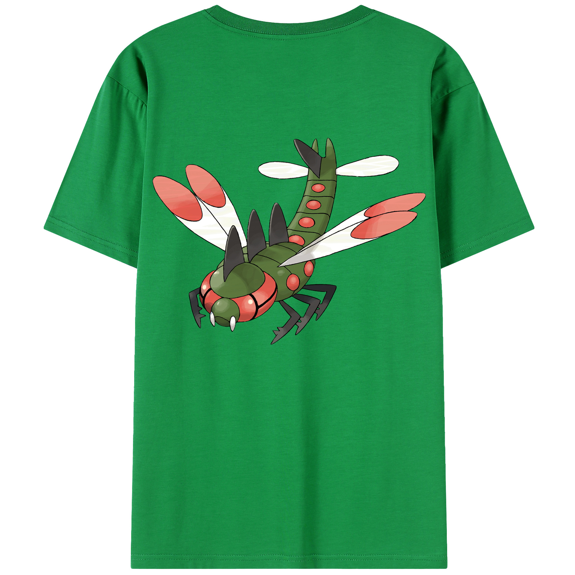 （画像用） ポケットモンスター Pokémon 綿100％ メンズ半袖Tシャツ（バックプリント） 通気性