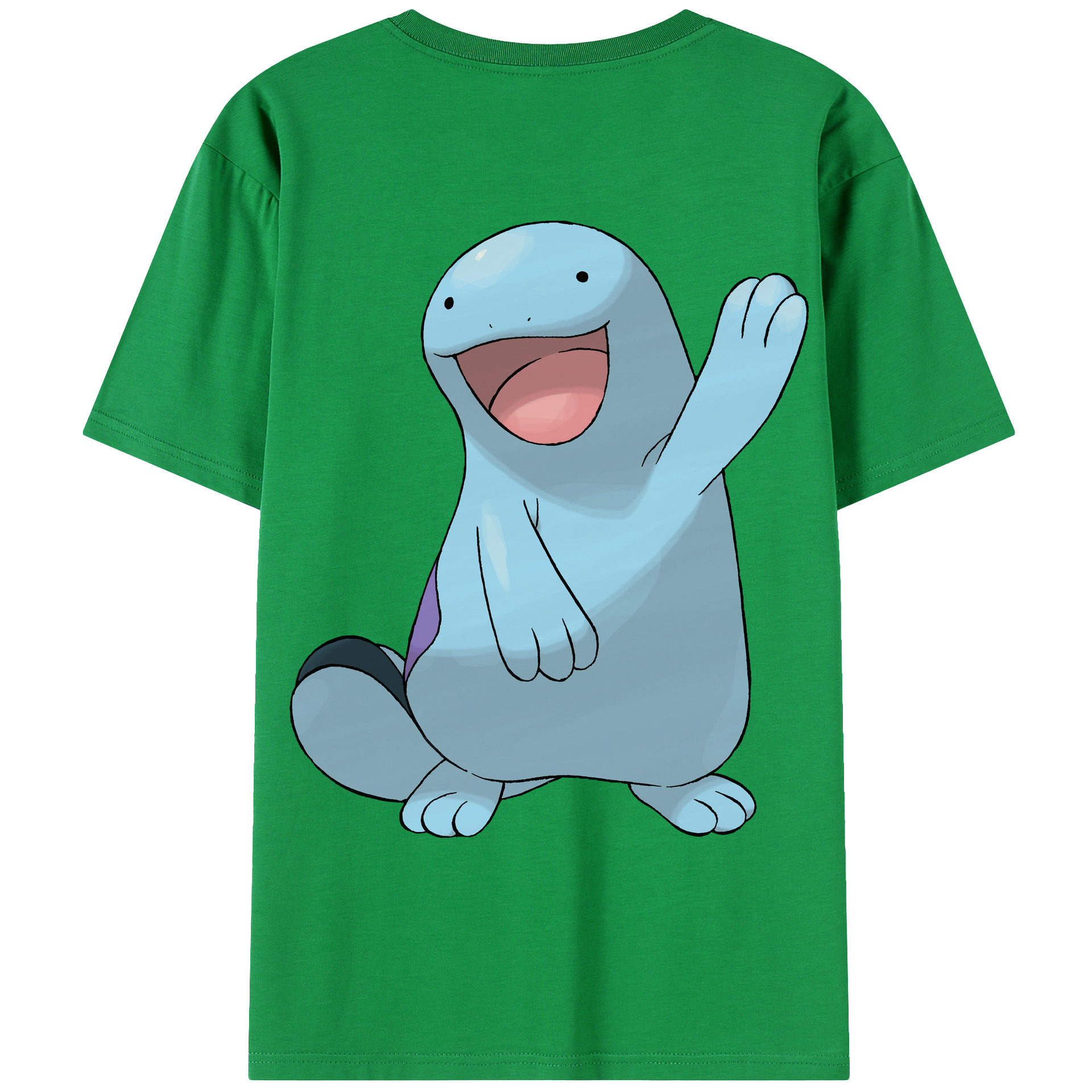（画像用） ポケットモンスター Pokémon 綿100％ メンズ半袖Tシャツ（バックプリント） 通気性