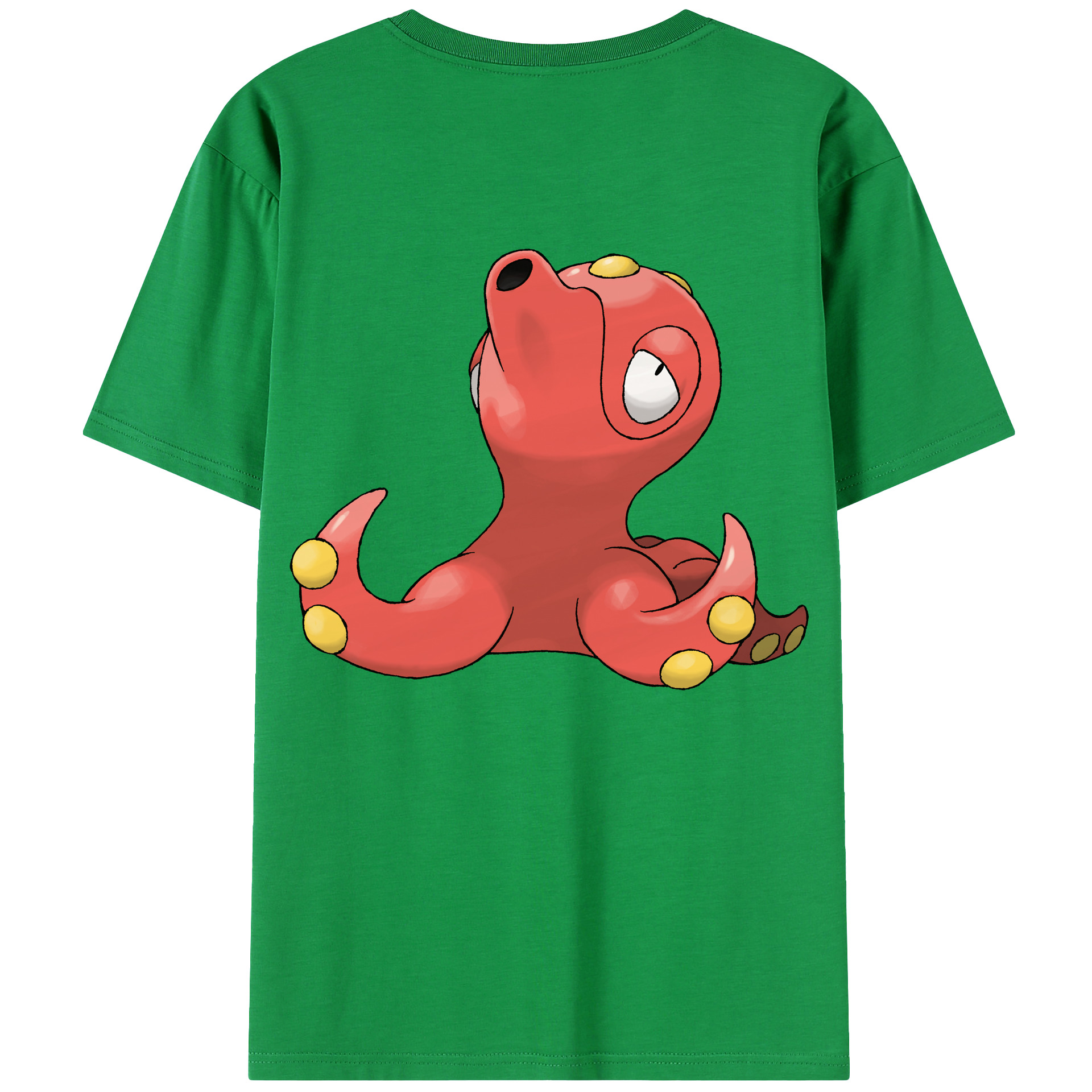 （画像用） ポケットモンスター Pokémon 綿100％ メンズ半袖Tシャツ（バックプリント） 通気性