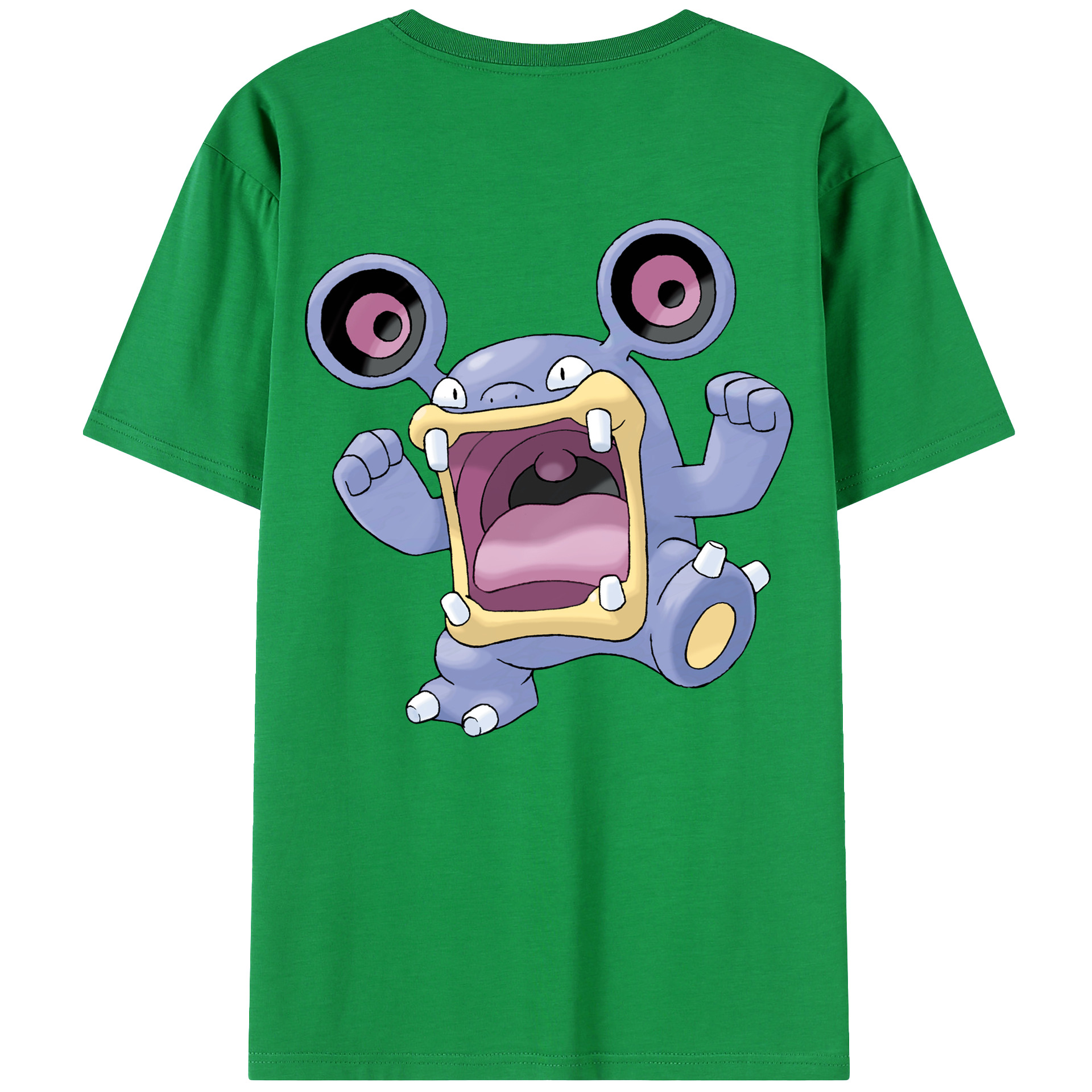 （画像用） ポケットモンスター Pokémon 綿100％ メンズ半袖Tシャツ（バックプリント） 通気性