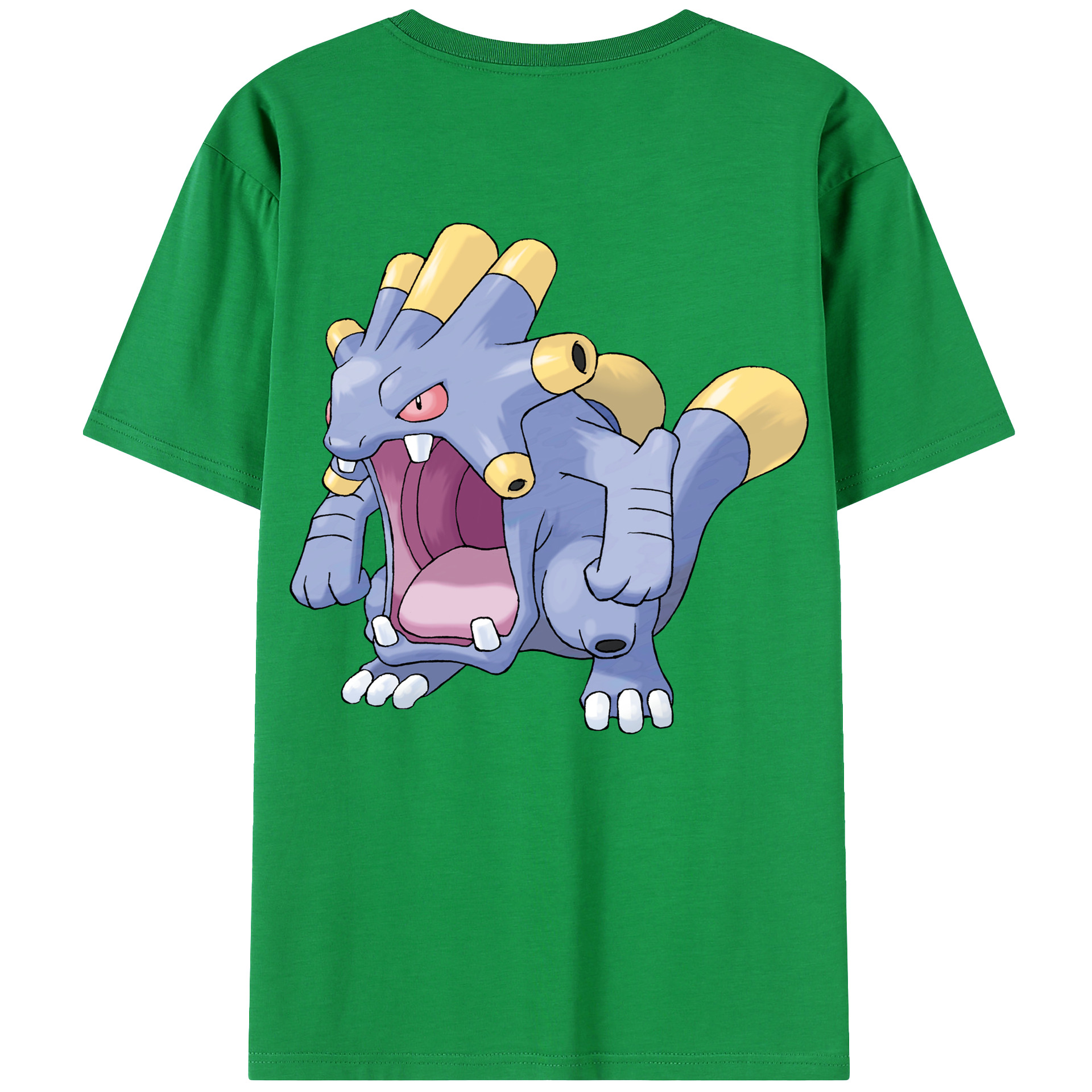 （画像用） ポケットモンスター Pokémon 綿100％ メンズ半袖Tシャツ（バックプリント） 通気性