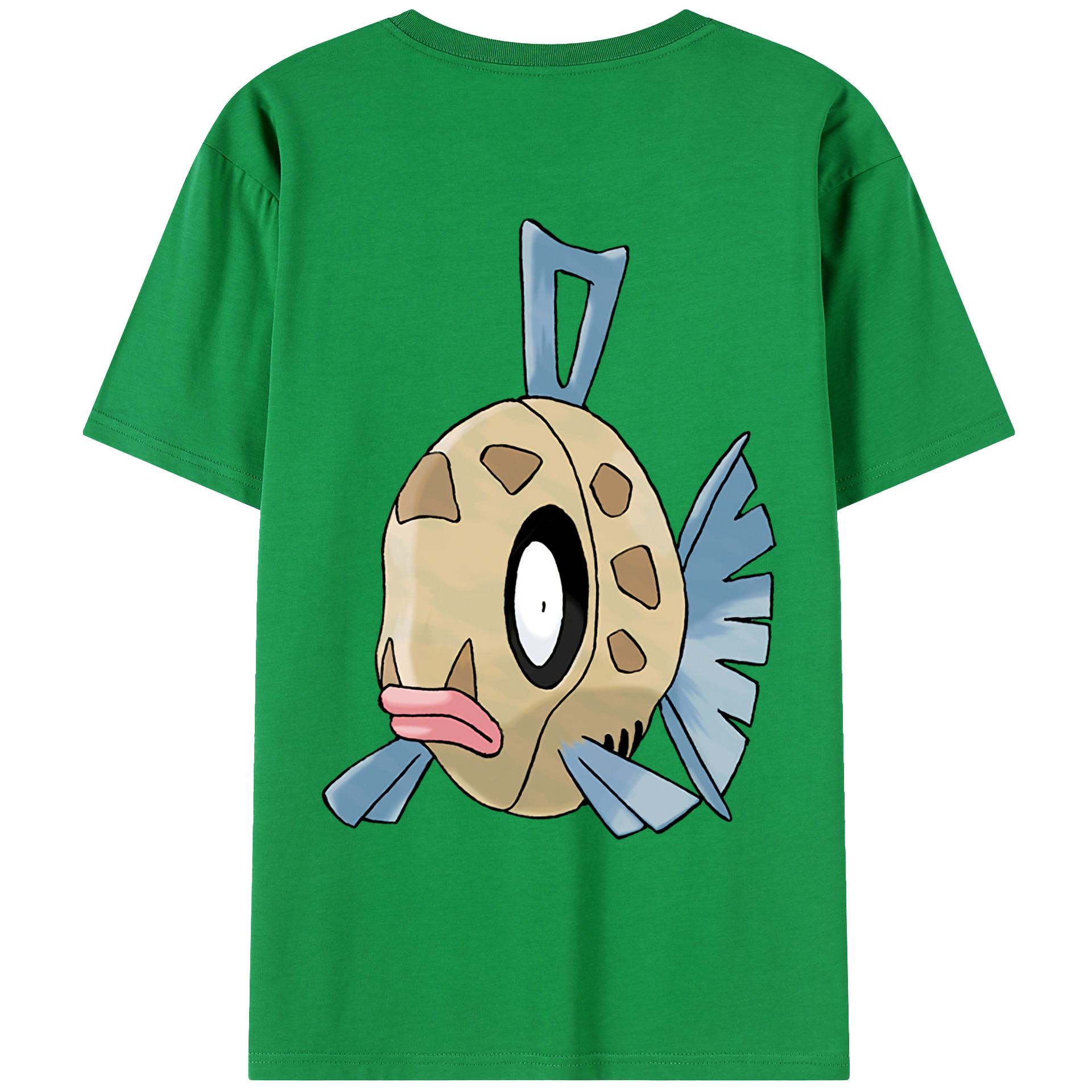 （画像用） ポケットモンスター Pokémon 綿100％ メンズ半袖Tシャツ（バックプリント） 通気性