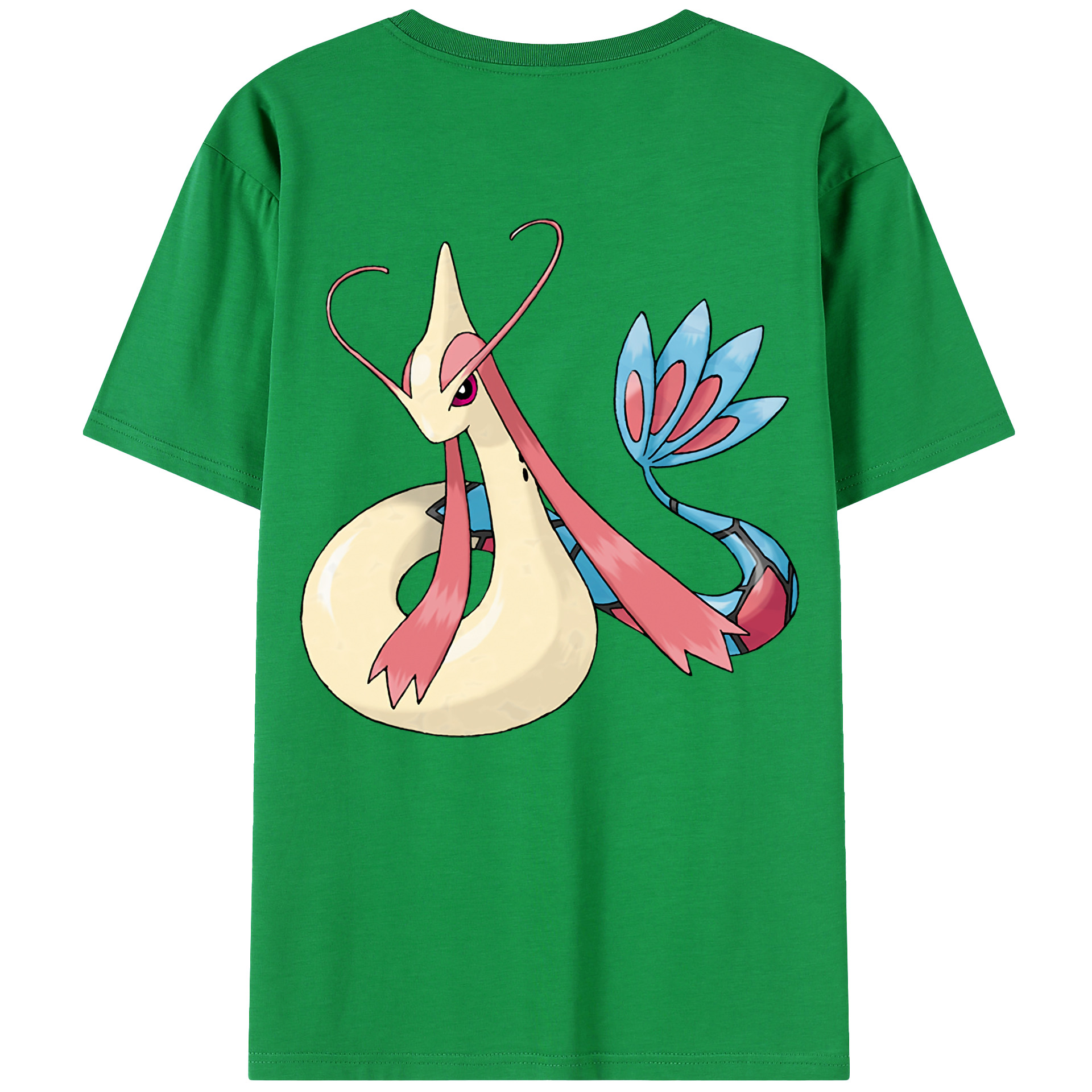 （画像用） ポケットモンスター Pokémon 綿100％ メンズ半袖Tシャツ（バックプリント） 通気性