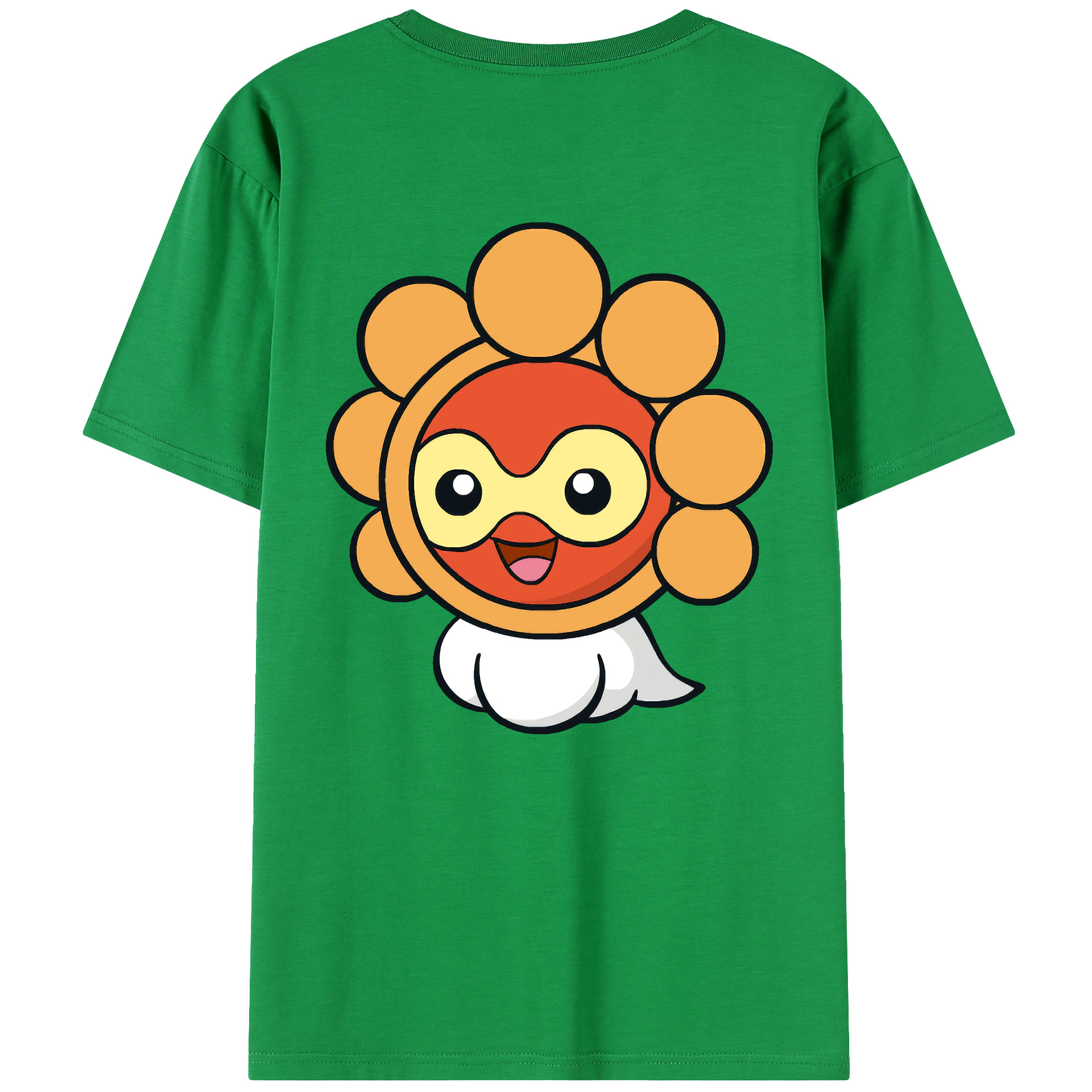 （画像用） ポケットモンスター Pokémon 綿100％ メンズ半袖Tシャツ（バックプリント） 通気性