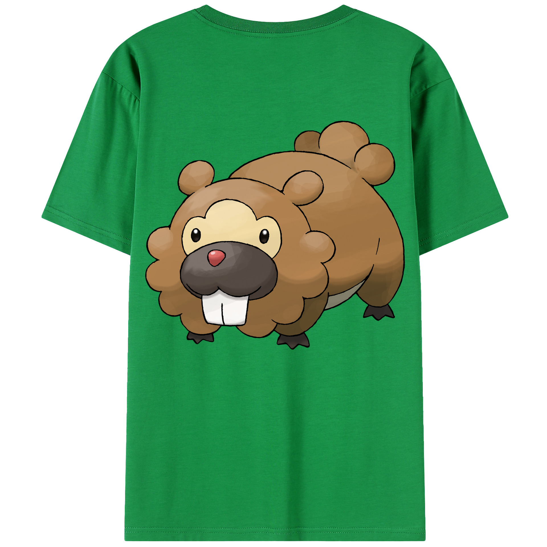 （画像用） ポケットモンスター Pokémon 綿100％ メンズ半袖Tシャツ（バックプリント） 通気性