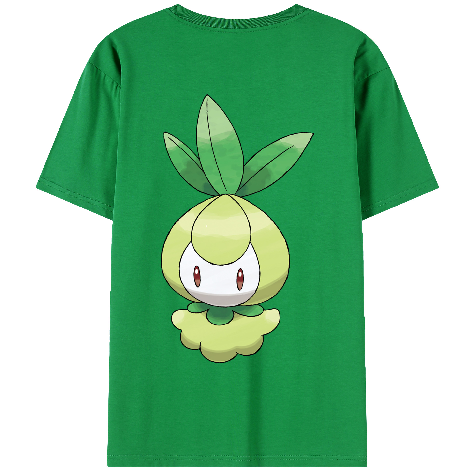 （画像用） ポケットモンスター Pokémon 綿100％ メンズ半袖Tシャツ（バックプリント） 通気性