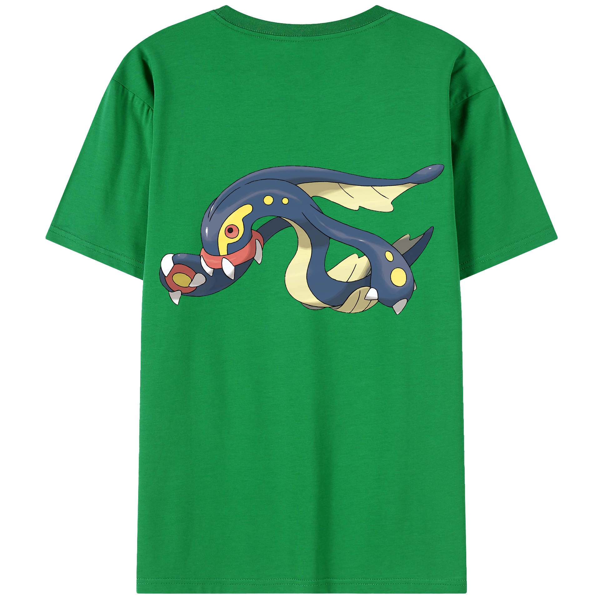 （画像用） ポケットモンスター Pokémon 綿100％ メンズ半袖Tシャツ（バックプリント） 通気性