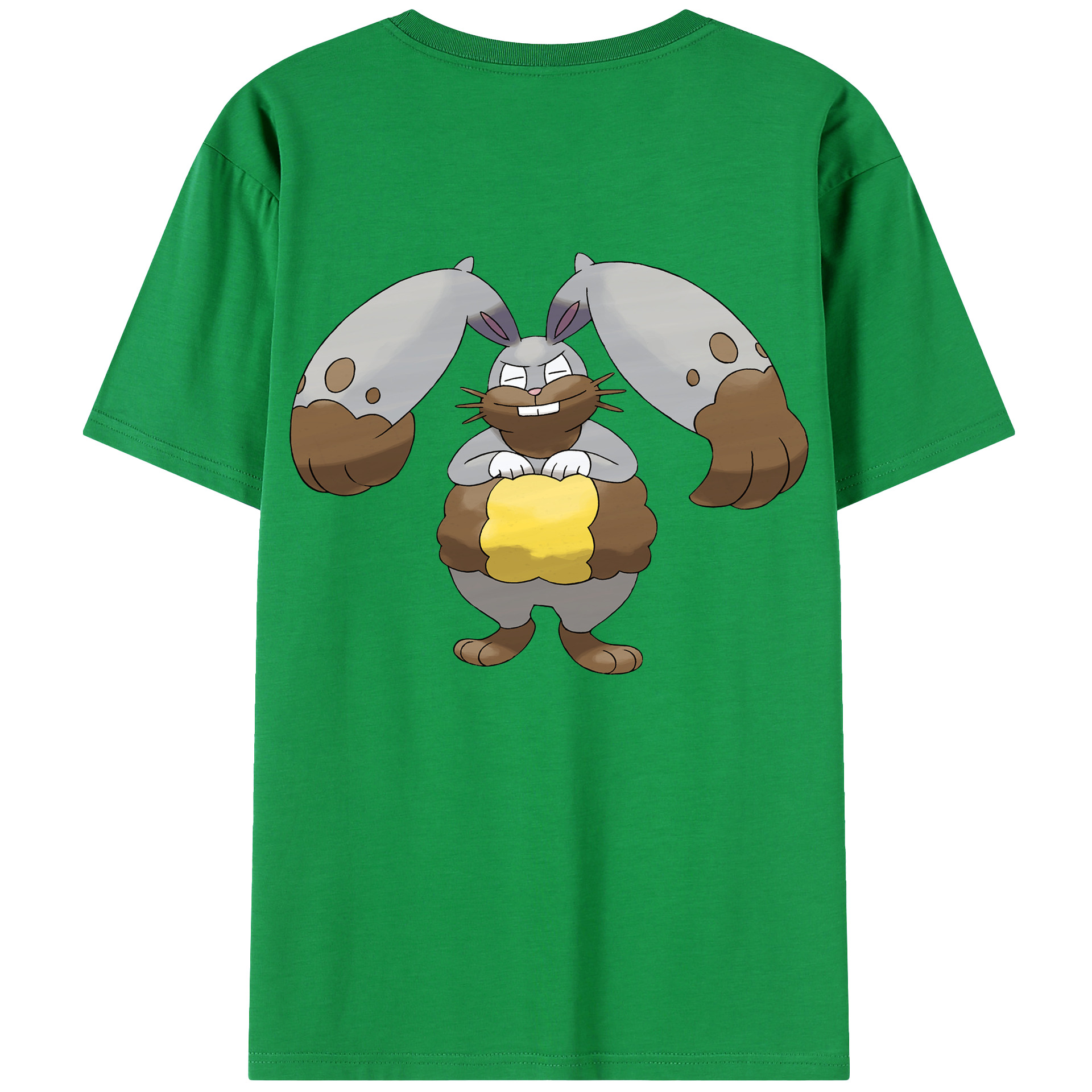 （画像用） ポケットモンスター Pokémon 綿100％ メンズ半袖Tシャツ（バックプリント） 通気性