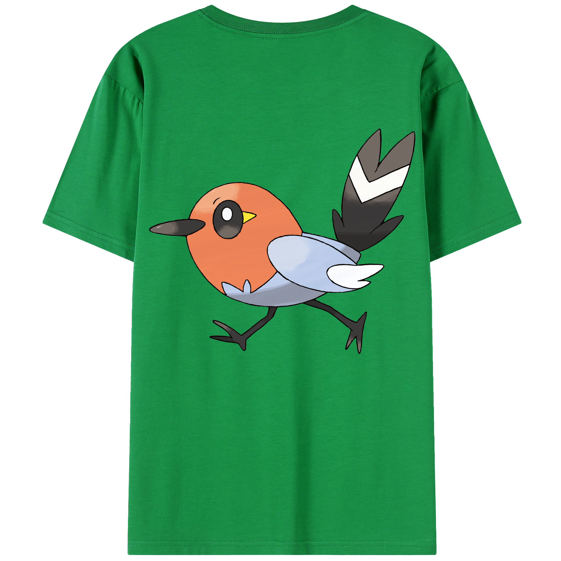 （画像用） ポケットモンスター Pokémon 綿100％ メンズ半袖Tシャツ（バックプリント） 通気性