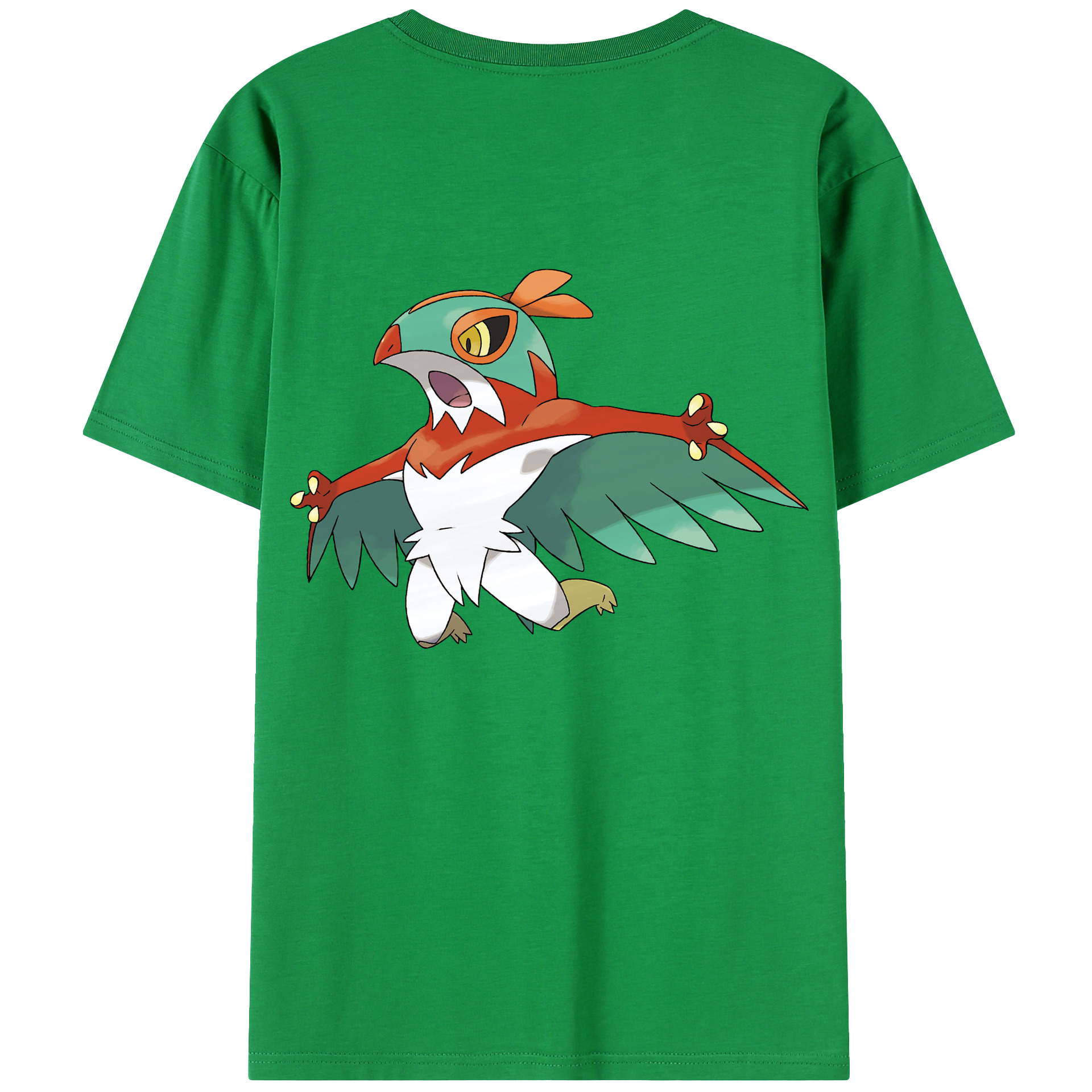 （画像用） ポケットモンスター Pokémon 綿100％ メンズ半袖Tシャツ（バックプリント） 通気性
