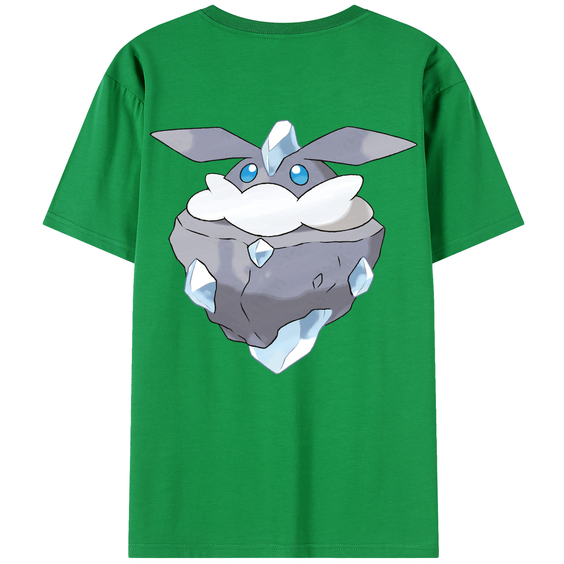 （画像用） ポケットモンスター Pokémon 綿100％ メンズ半袖Tシャツ（バックプリント） 通気性