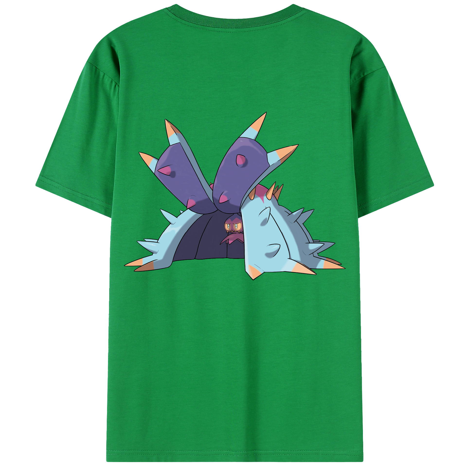 （画像用） ポケットモンスター Pokémon 綿100％ メンズ半袖Tシャツ（バックプリント） 通気性