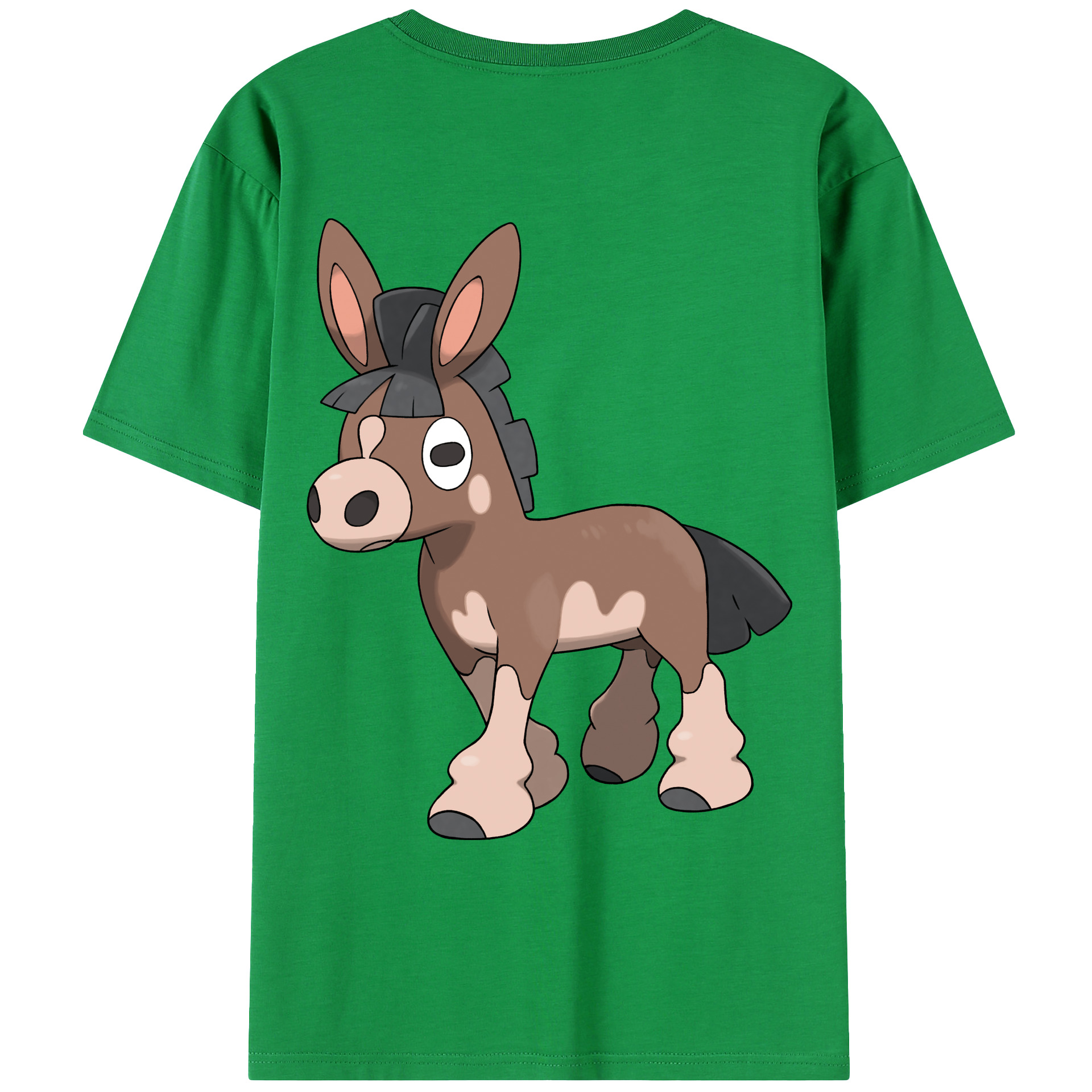 （画像用） ポケットモンスター Pokémon 綿100％ メンズ半袖Tシャツ（バックプリント） 通気性