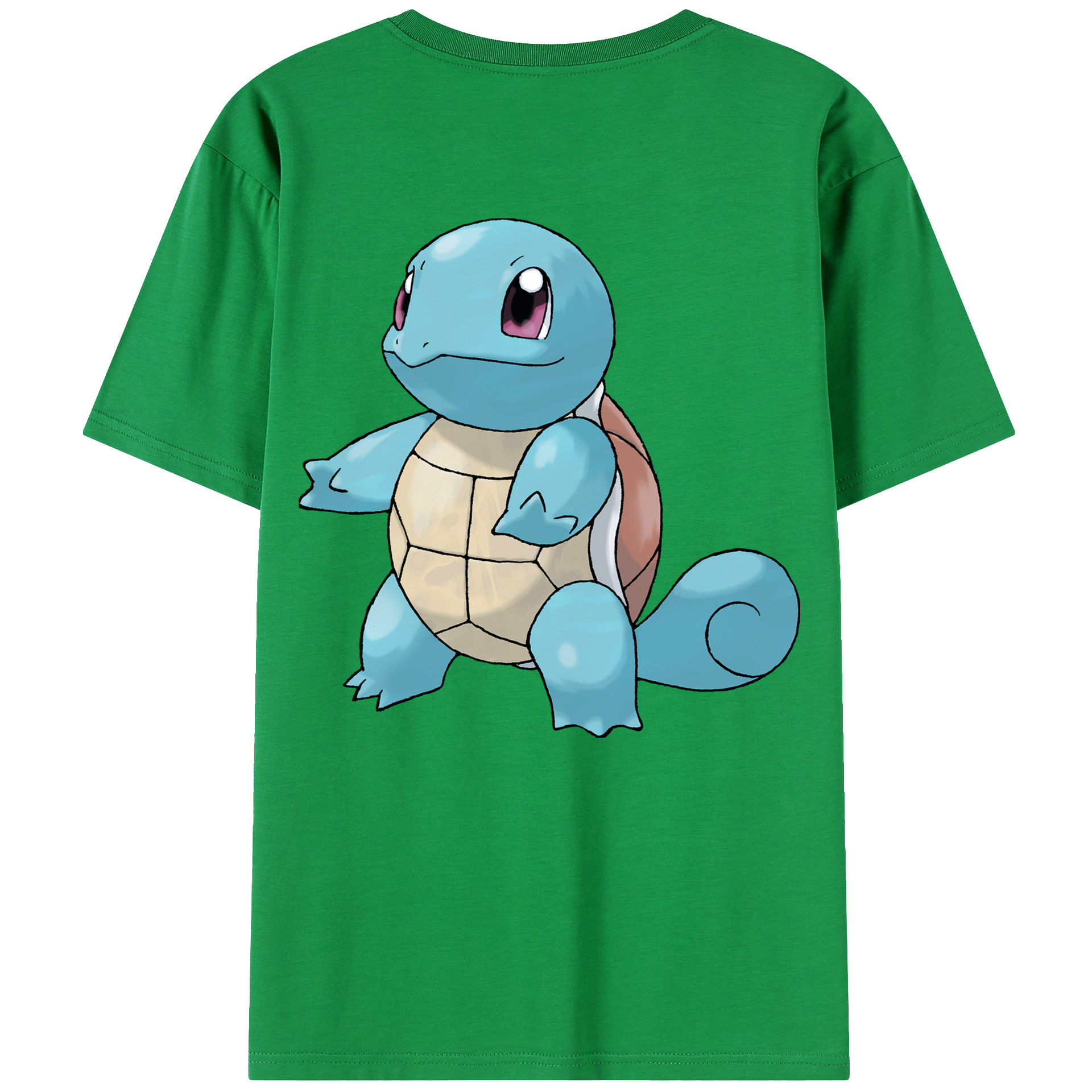 （画像用） ポケットモンスター Pokémon 綿100％ メンズ半袖Tシャツ（バックプリント） 通気性