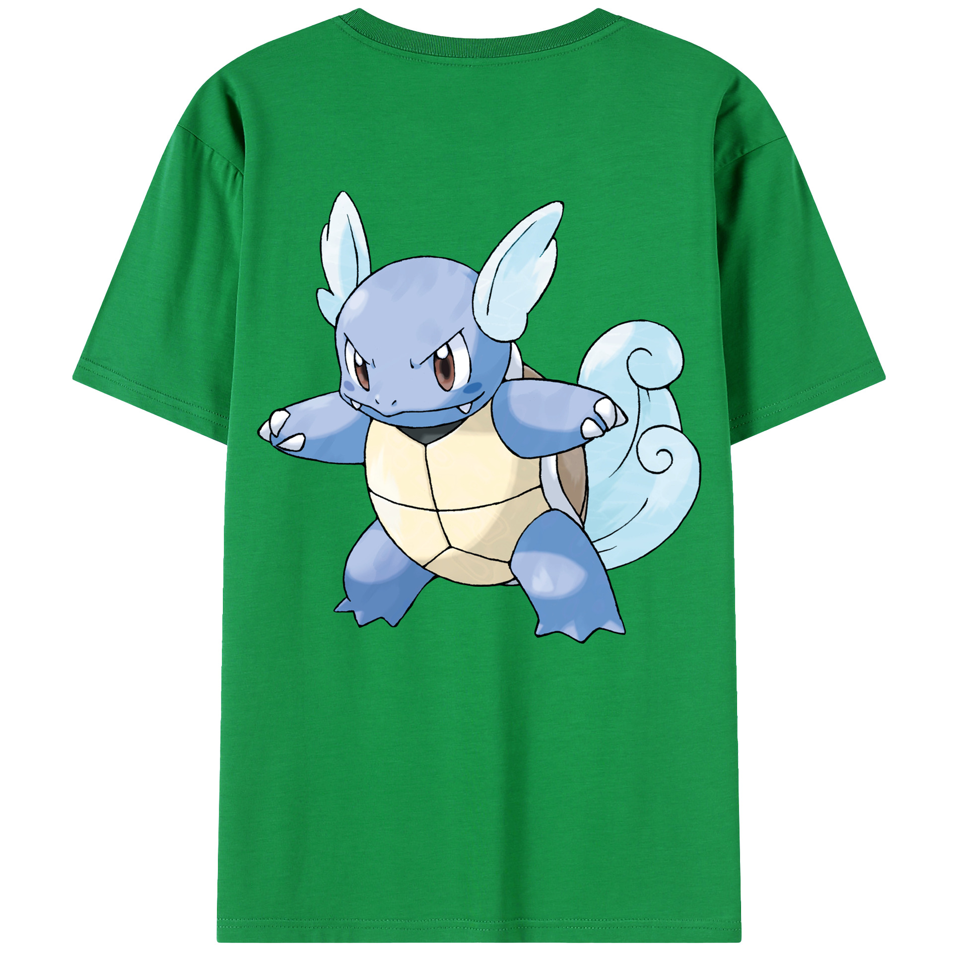 （画像用） ポケットモンスター Pokémon 綿100％ メンズ半袖Tシャツ（バックプリント） 通気性