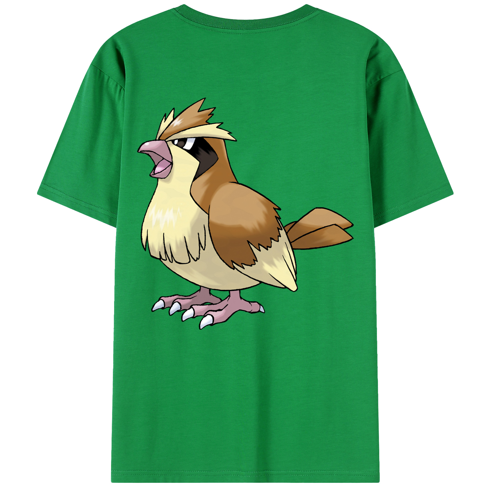 （画像用） ポケットモンスター Pokémon 綿100％ メンズ半袖Tシャツ（バックプリント） 通気性
