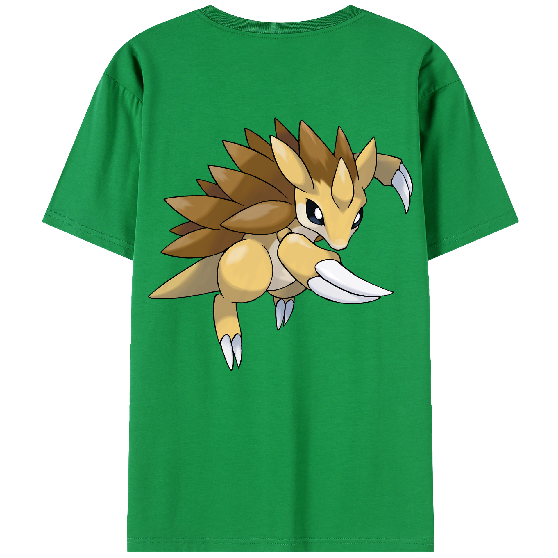 （画像用） ポケットモンスター Pokémon 綿100％ メンズ半袖Tシャツ（バックプリント） 通気性