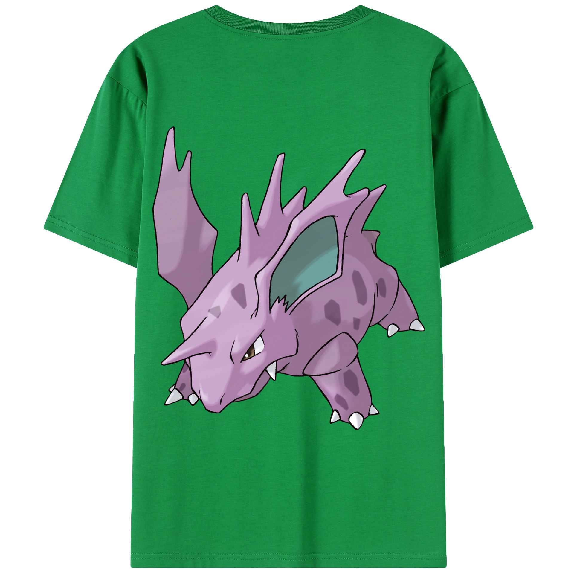 （画像用） ポケットモンスター Pokémon 綿100％ メンズ半袖Tシャツ（バックプリント） 通気性
