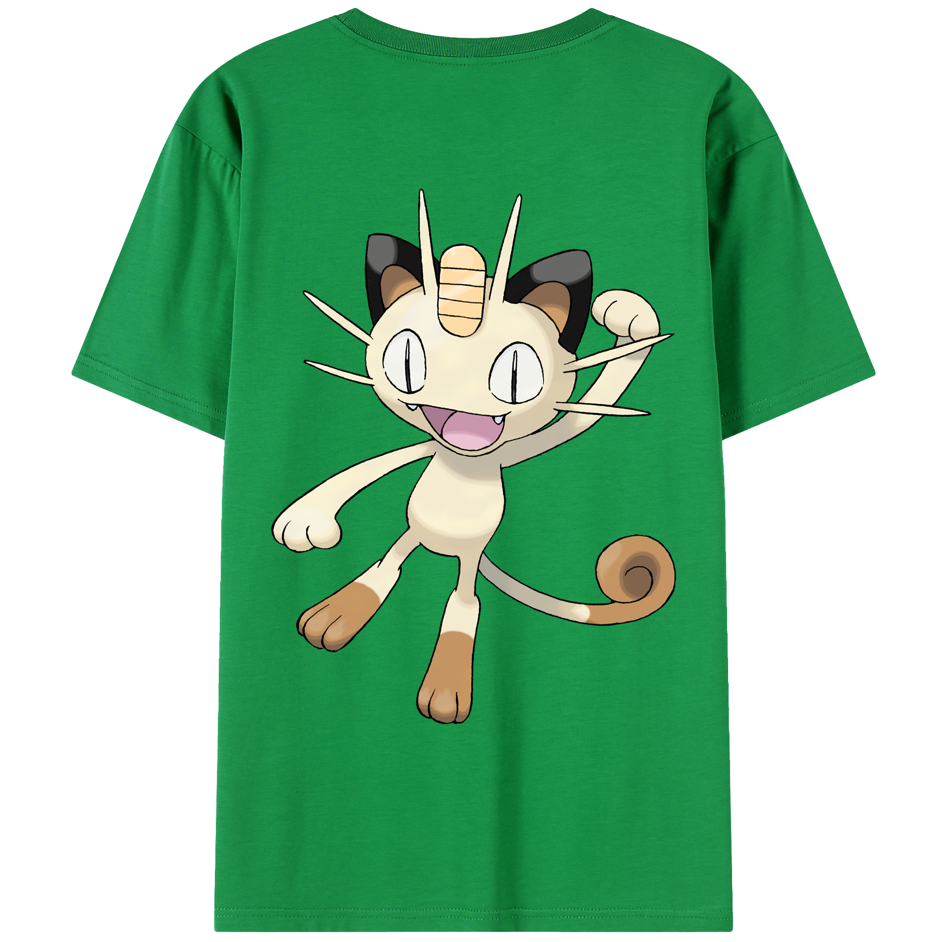 （画像用） ポケットモンスター Pokémon 綿100％ メンズ半袖Tシャツ（バックプリント） 通気性