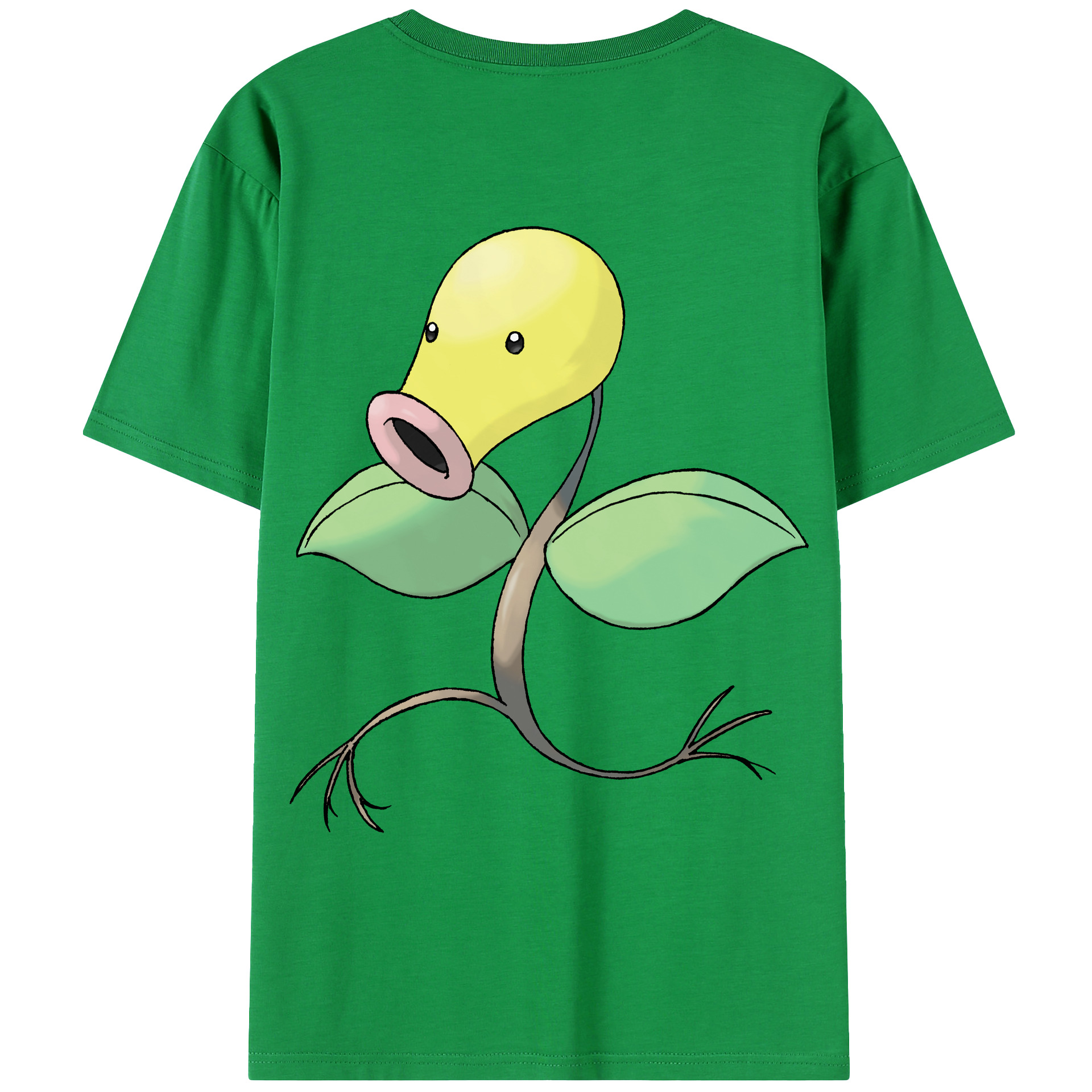 （画像用） ポケットモンスター Pokémon 綿100％ メンズ半袖Tシャツ（バックプリント） 通気性