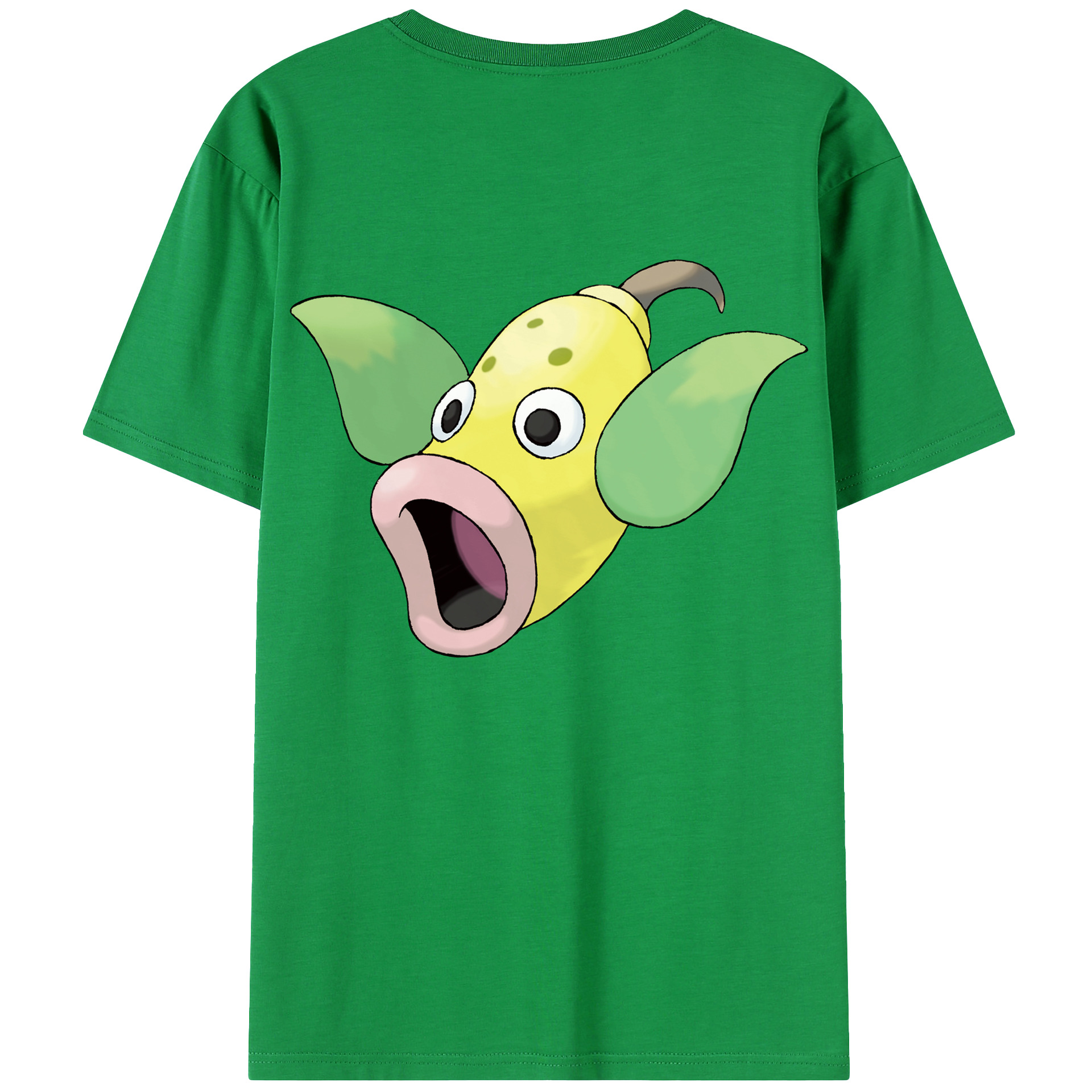（画像用） ポケットモンスター Pokémon 綿100％ メンズ半袖Tシャツ（バックプリント） 通気性