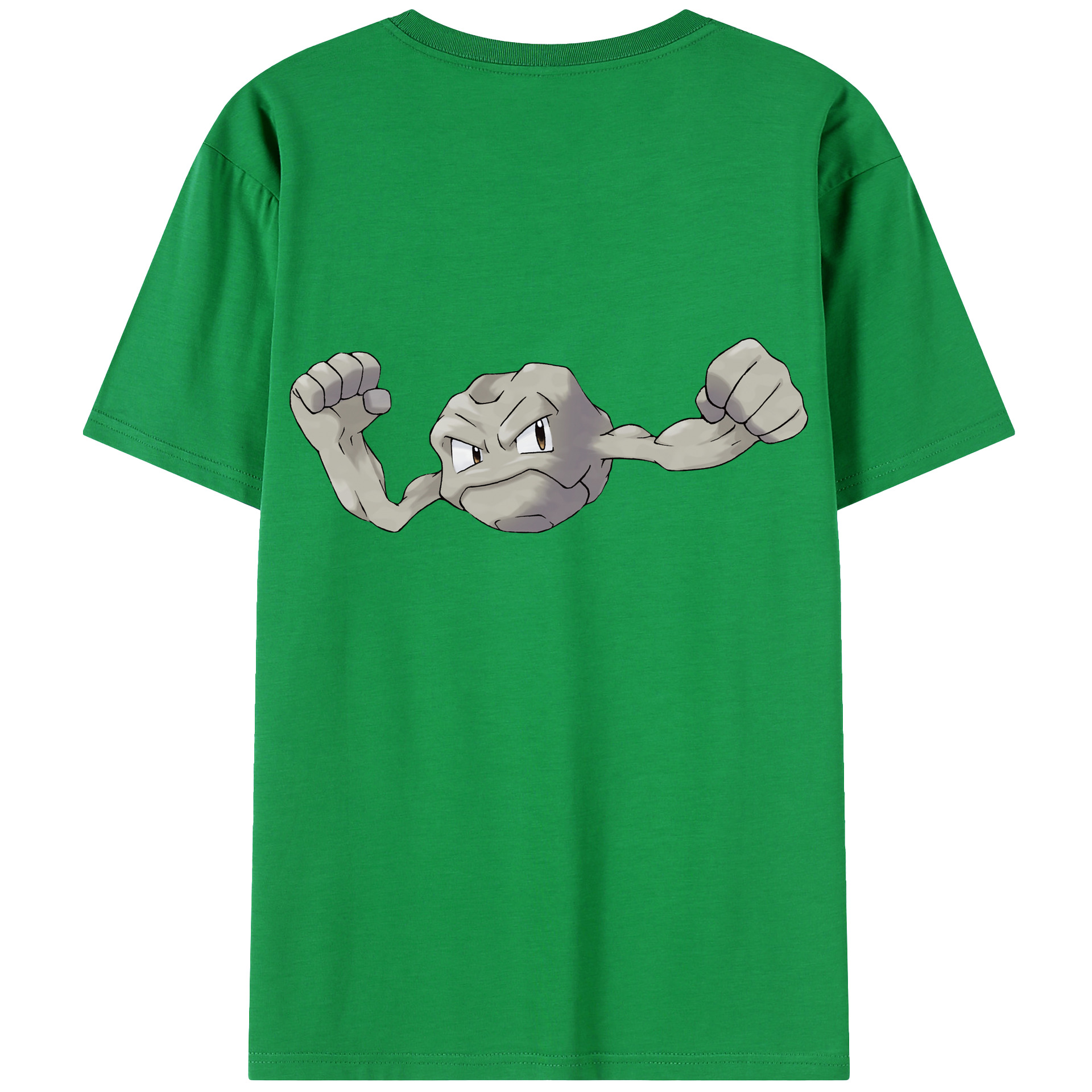 （画像用） ポケットモンスター Pokémon 綿100％ メンズ半袖Tシャツ（バックプリント） 通気性