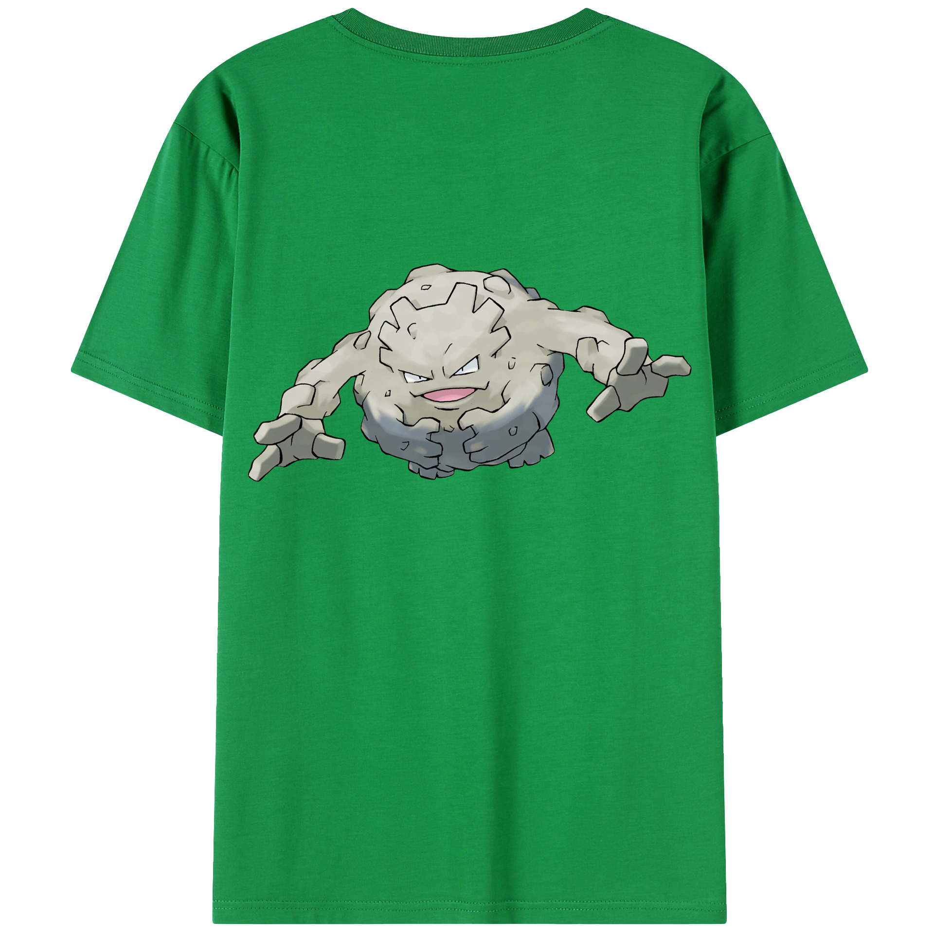 （画像用） ポケットモンスター Pokémon 綿100％ メンズ半袖Tシャツ（バックプリント） 通気性