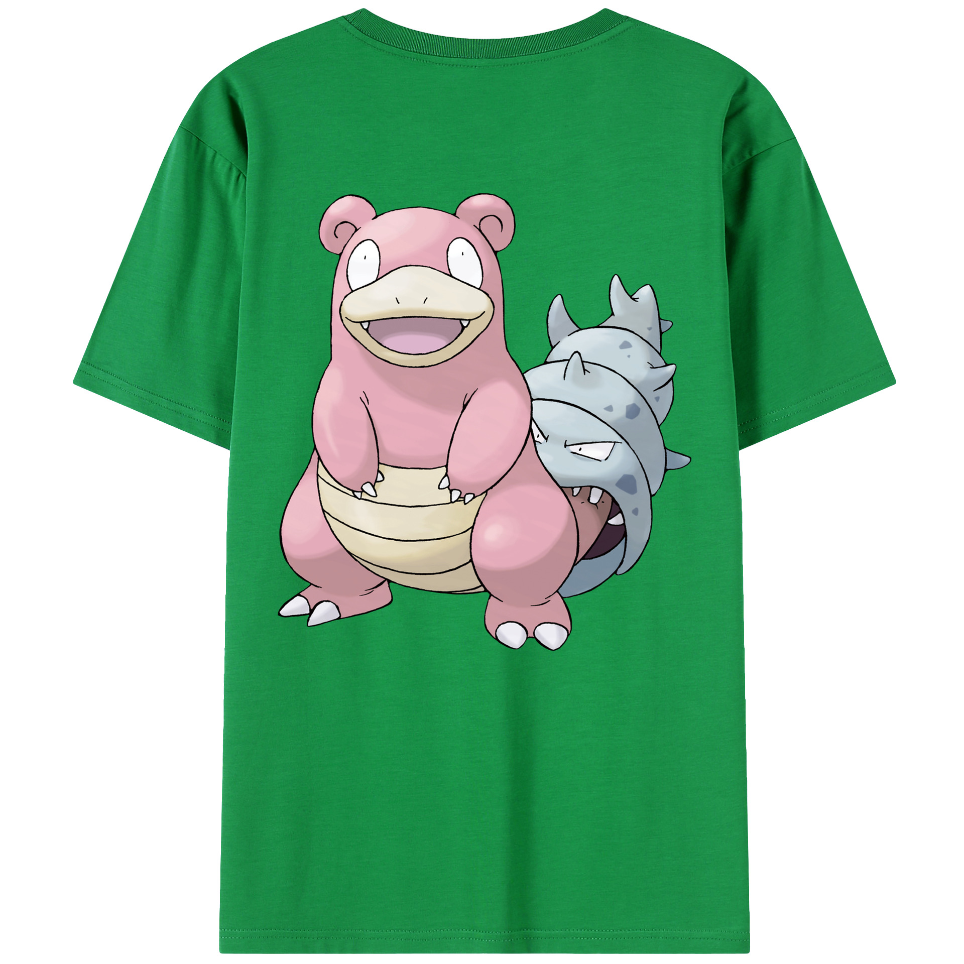 （画像用） ポケットモンスター Pokémon 綿100％ メンズ半袖Tシャツ（バックプリント） 通気性
