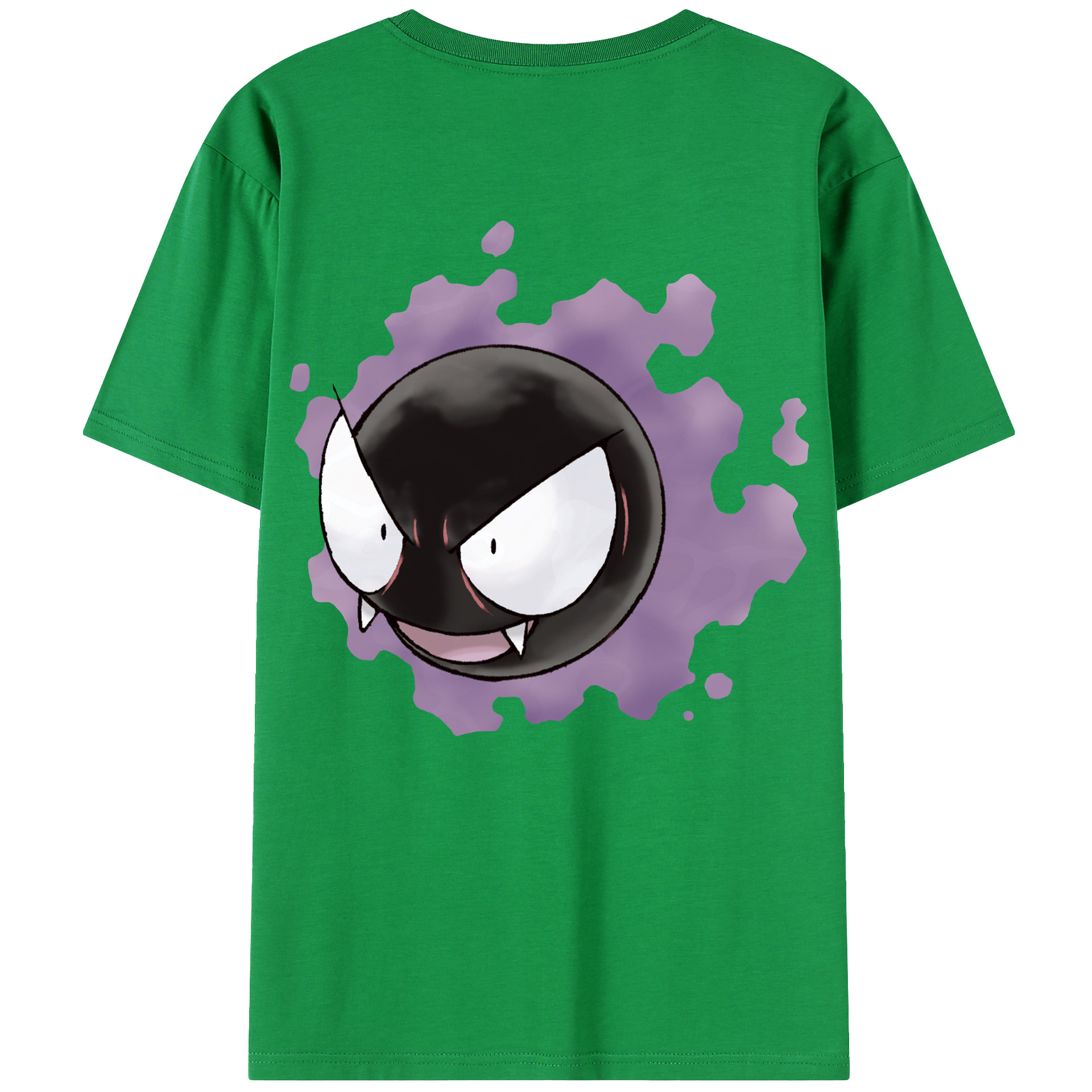 （画像用） ポケットモンスター Pokémon 綿100％ メンズ半袖Tシャツ（バックプリント） 通気性