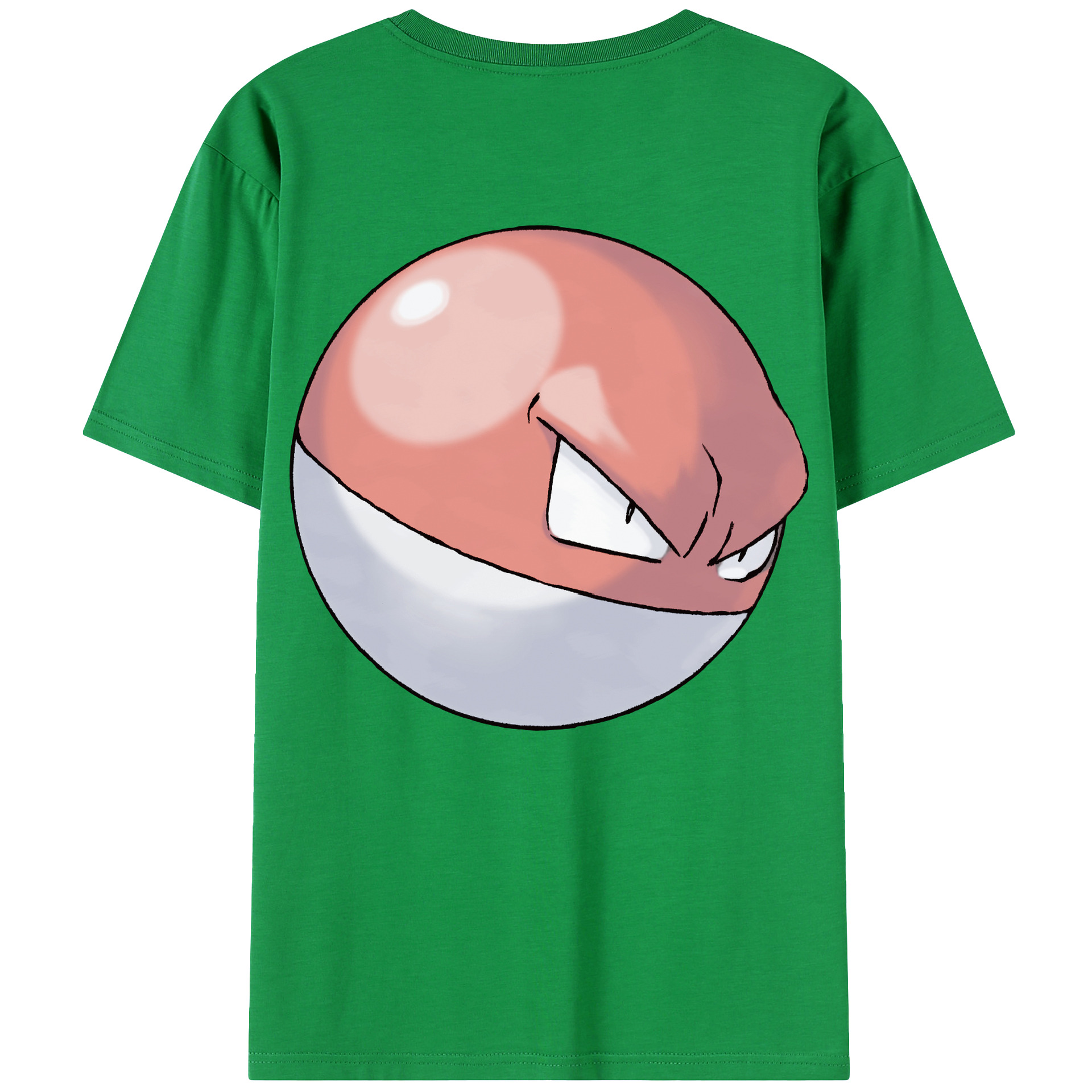 （画像用） ポケットモンスター Pokémon 綿100％ メンズ半袖Tシャツ（バックプリント） 通気性