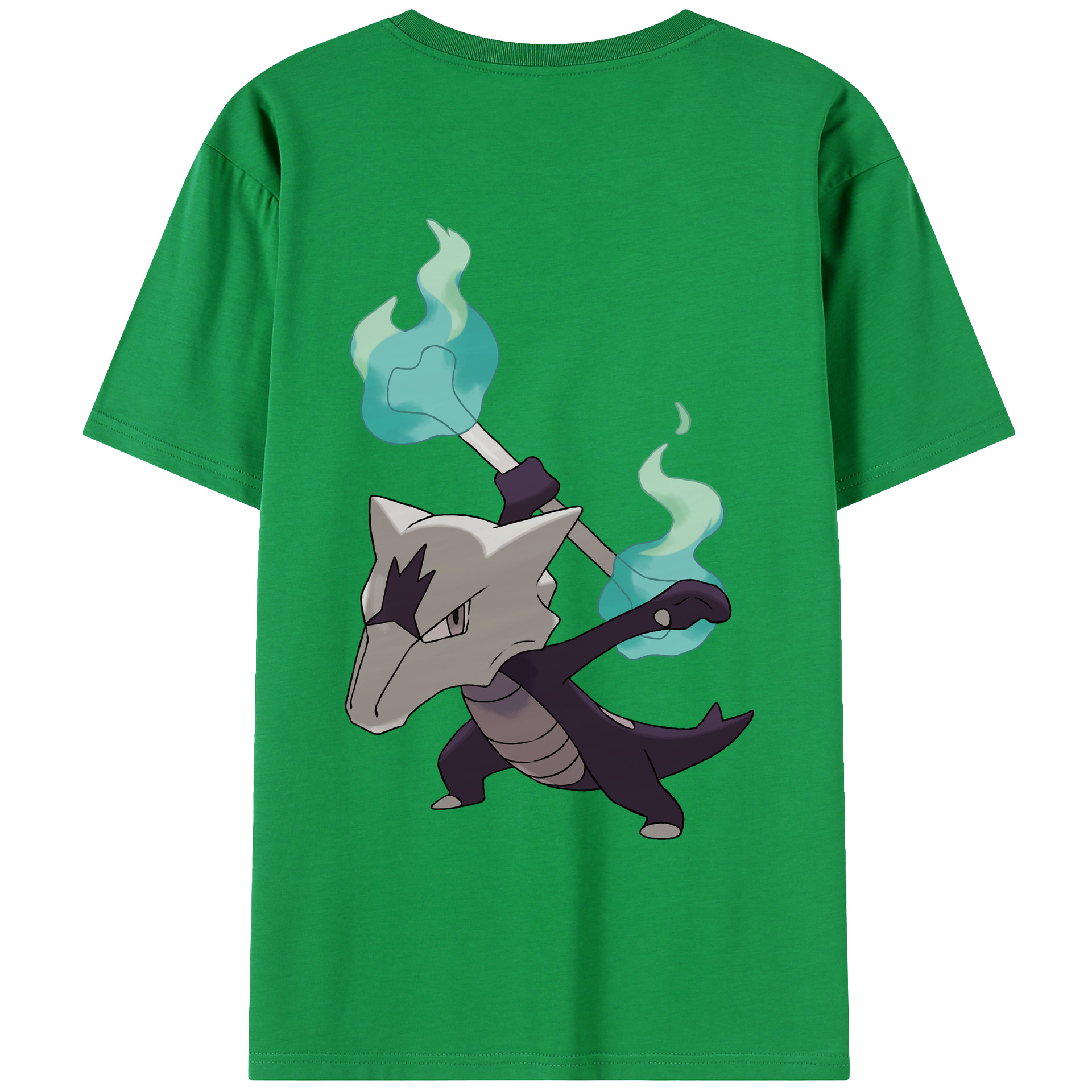 （画像用） ポケットモンスター Pokémon 綿100％ メンズ半袖Tシャツ（バックプリント） 通気性