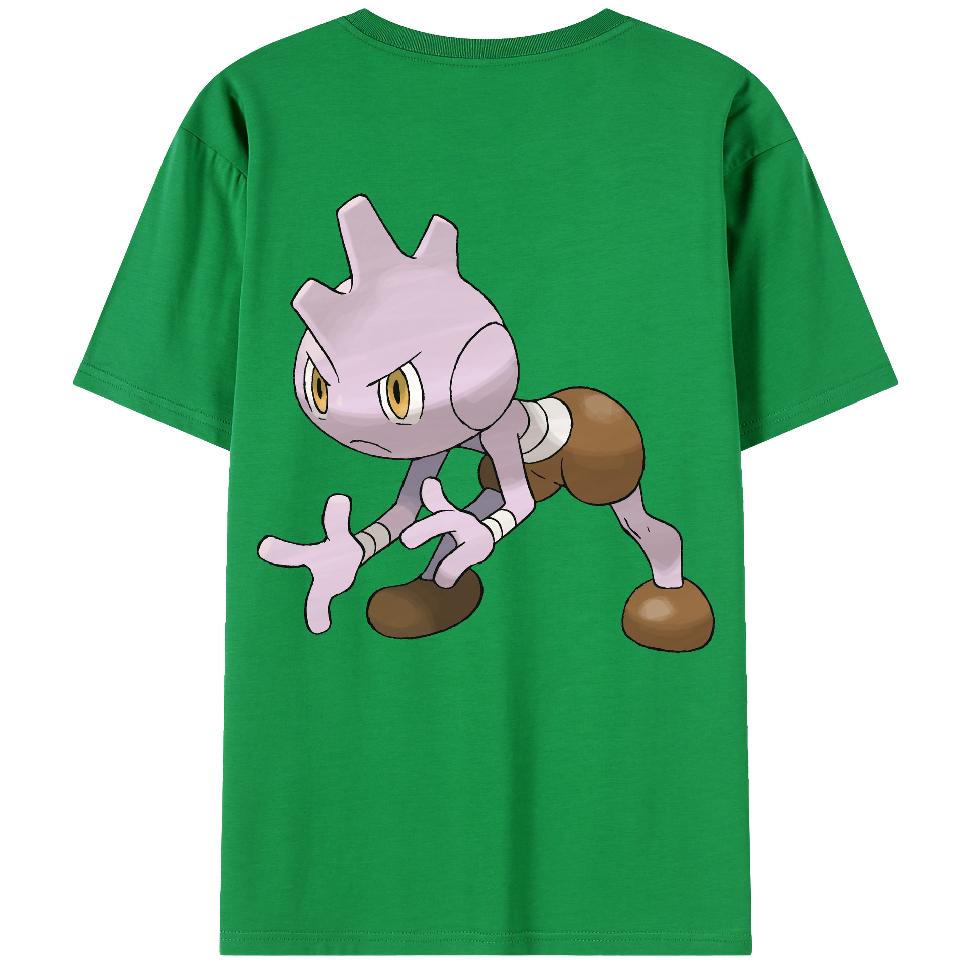 （画像用） ポケットモンスター Pokémon 綿100％ メンズ半袖Tシャツ（バックプリント） 通気性