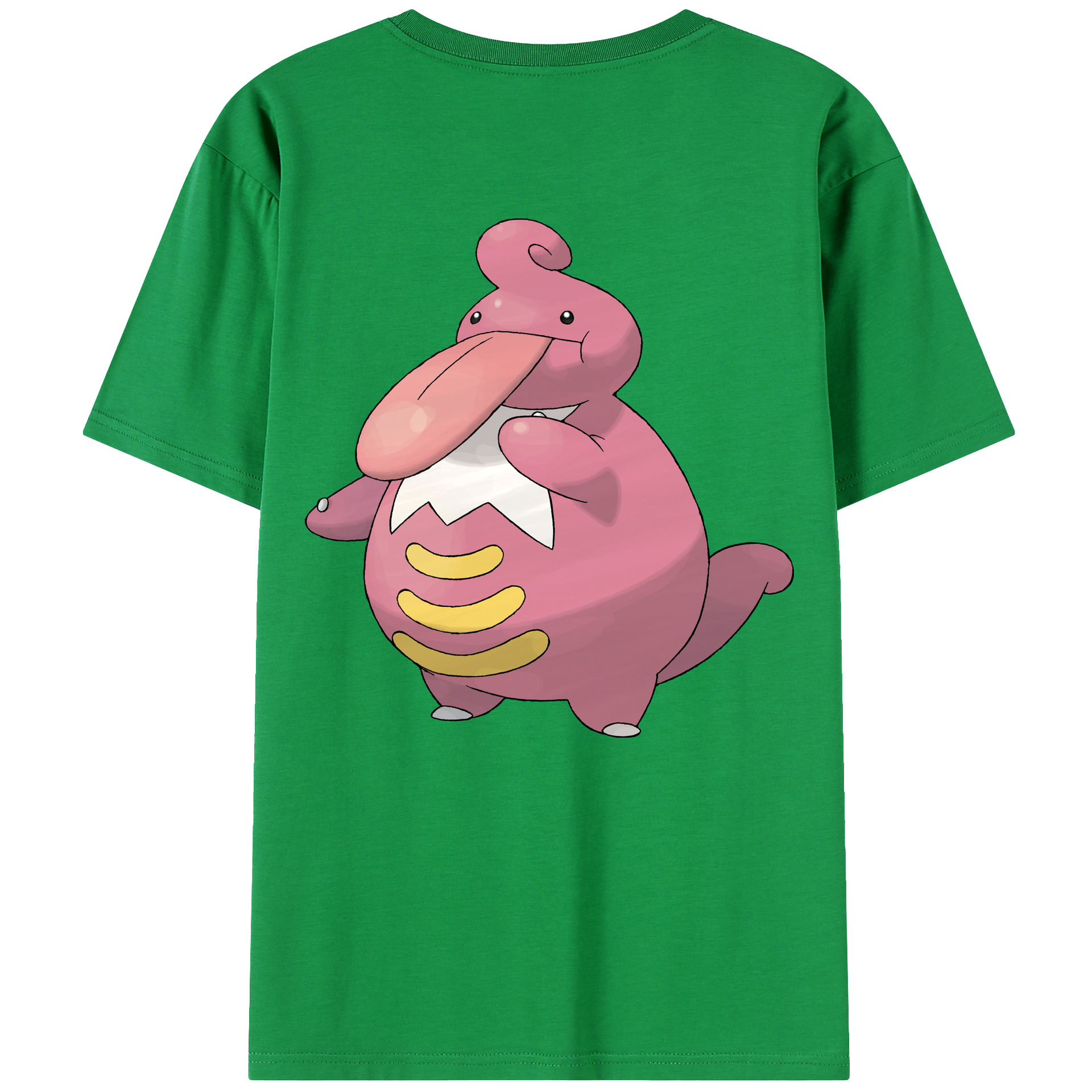 （画像用） ポケットモンスター Pokémon 綿100％ メンズ半袖Tシャツ（バックプリント） 通気性
