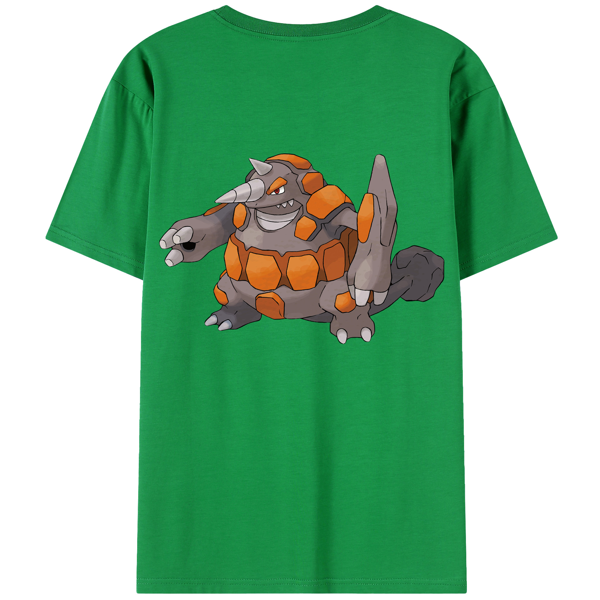 （画像用） ポケットモンスター Pokémon 綿100％ メンズ半袖Tシャツ（バックプリント） 通気性