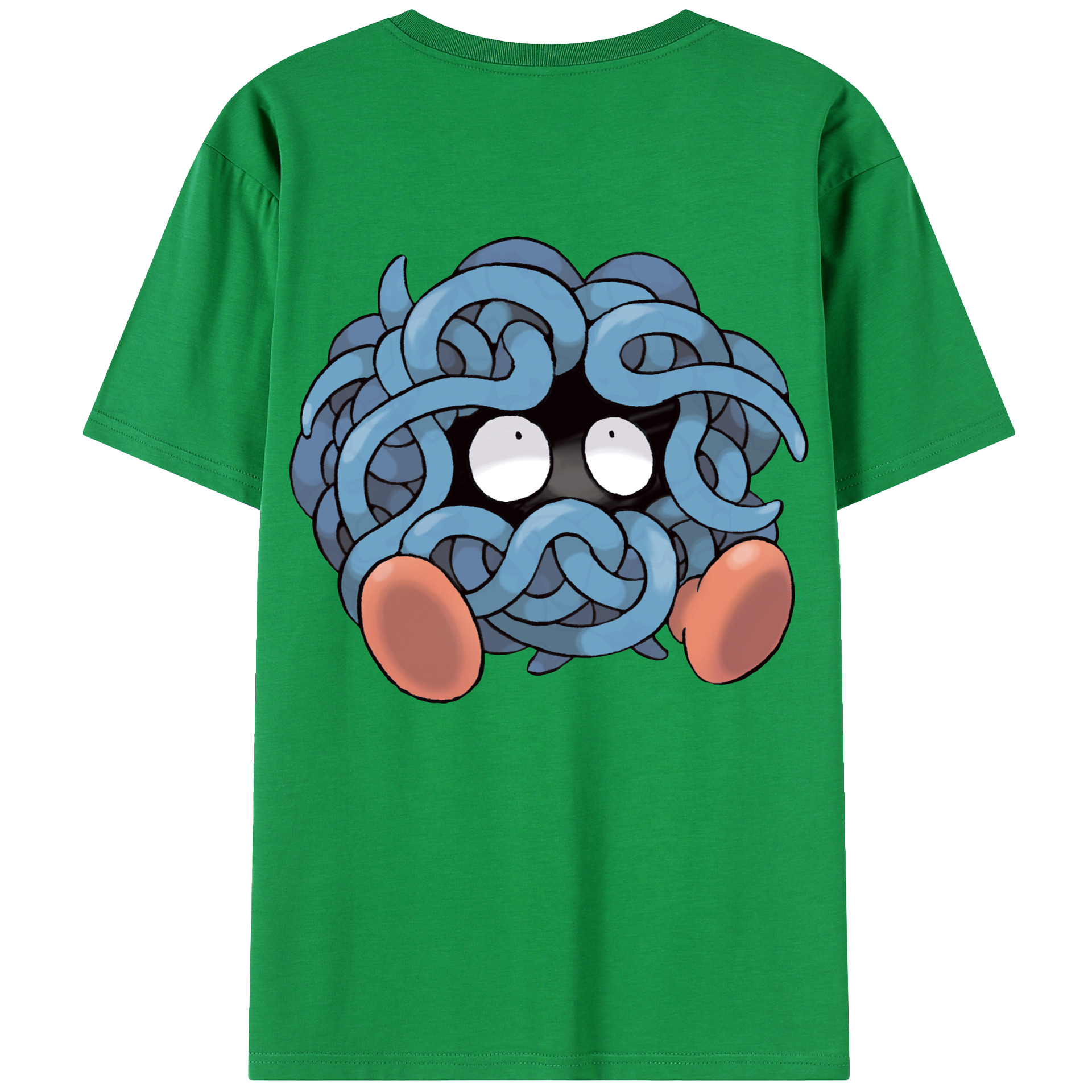 （画像用） ポケットモンスター Pokémon 綿100％ メンズ半袖Tシャツ（バックプリント） 通気性