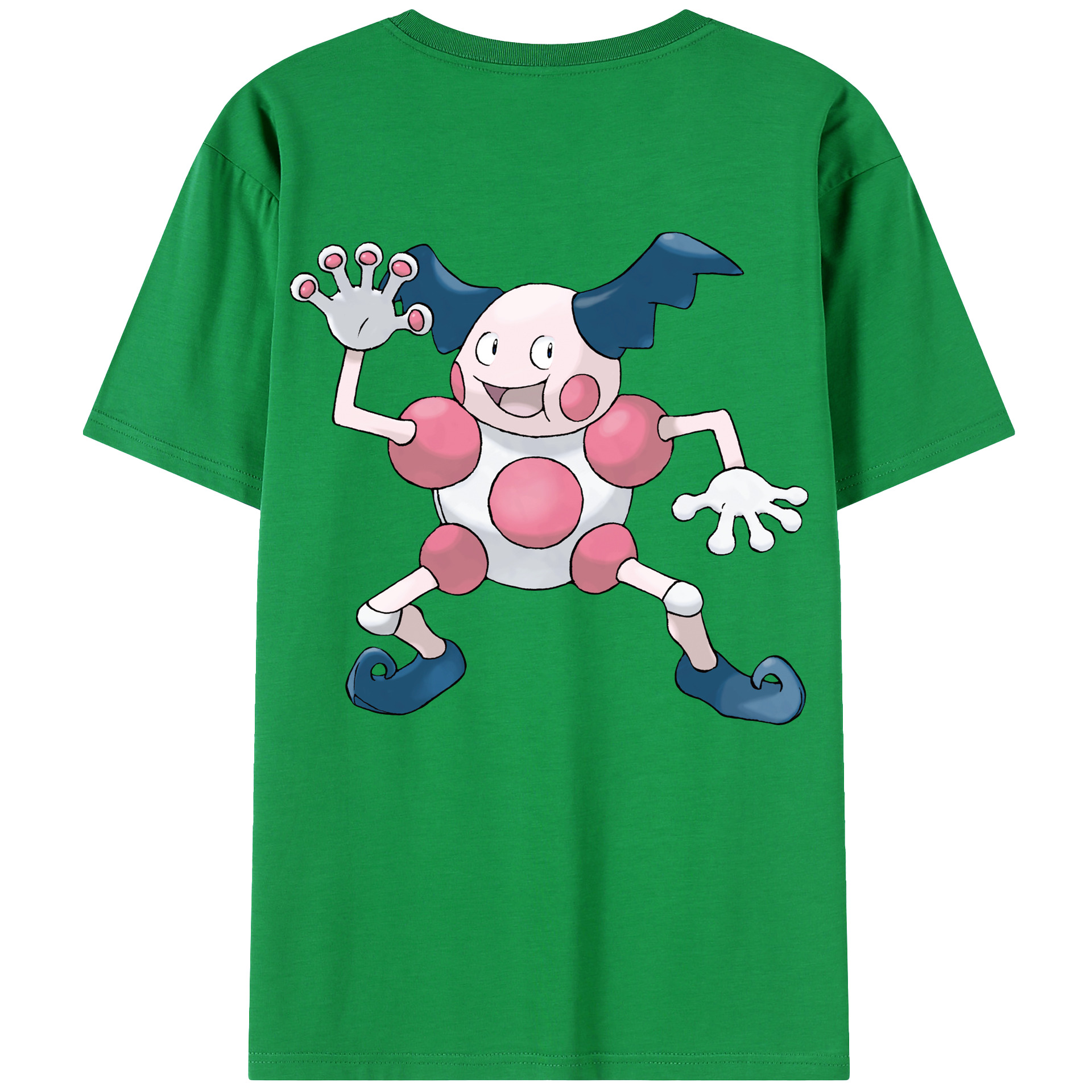 （画像用） ポケットモンスター Pokémon 綿100％ メンズ半袖Tシャツ（バックプリント） 通気性