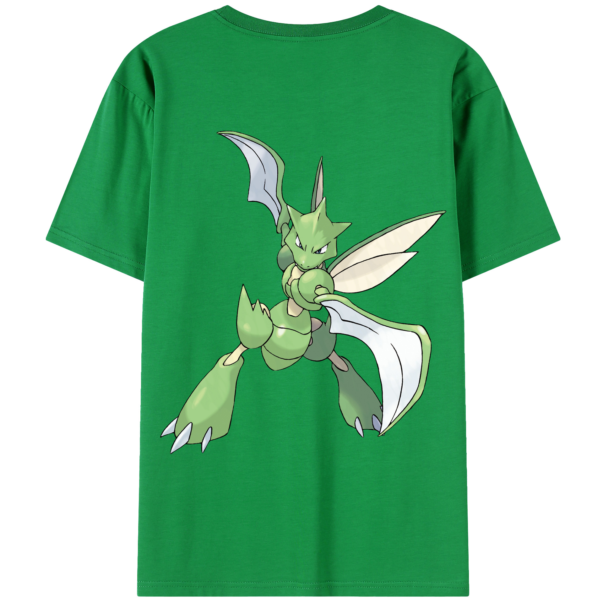 （画像用） ポケットモンスター Pokémon 綿100％ メンズ半袖Tシャツ（バックプリント） 通気性