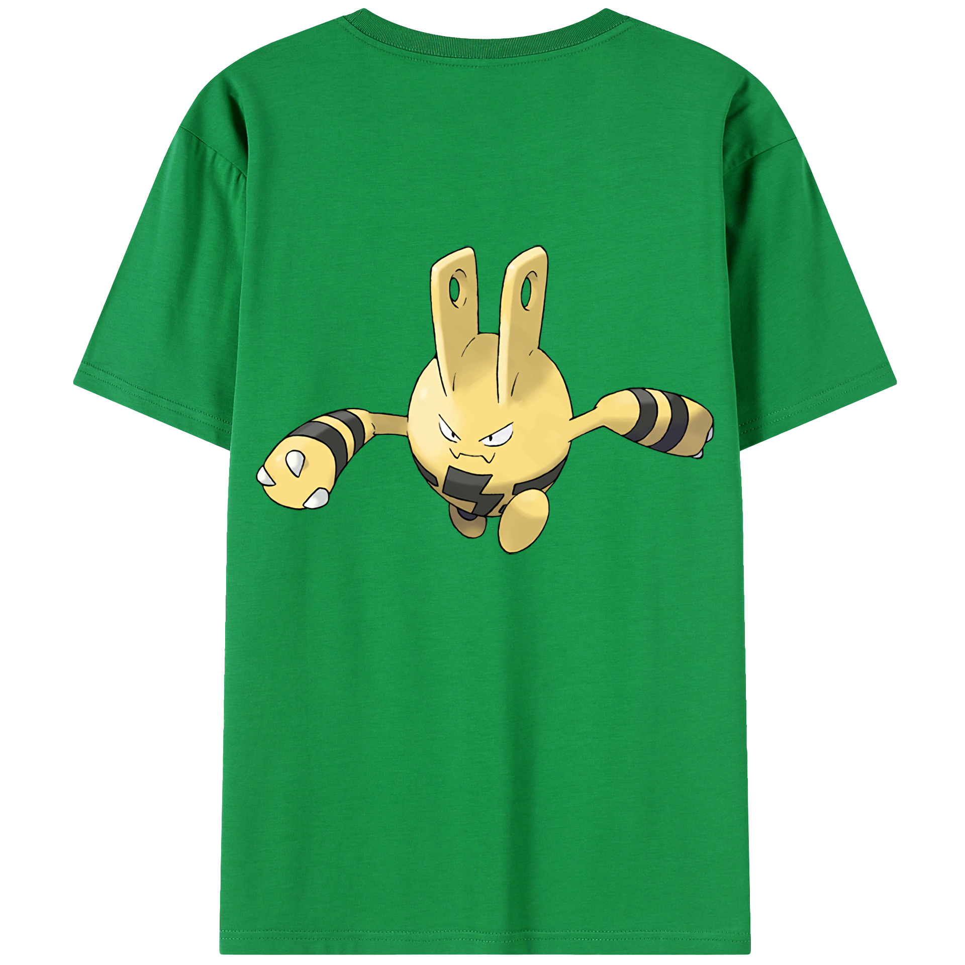 （画像用） ポケットモンスター Pokémon 綿100％ メンズ半袖Tシャツ（バックプリント） 通気性