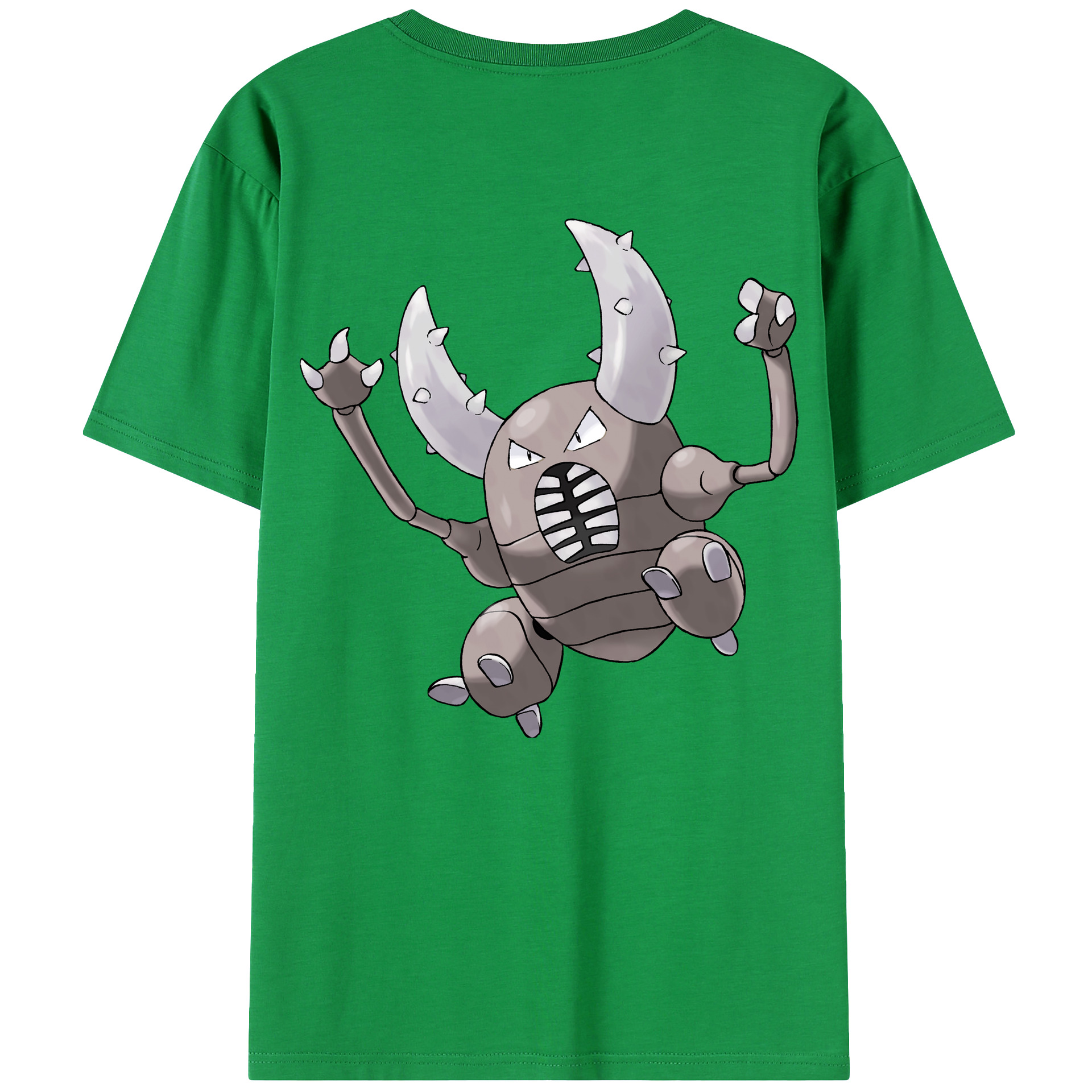 （画像用） ポケットモンスター Pokémon 綿100％ メンズ半袖Tシャツ（バックプリント） 通気性