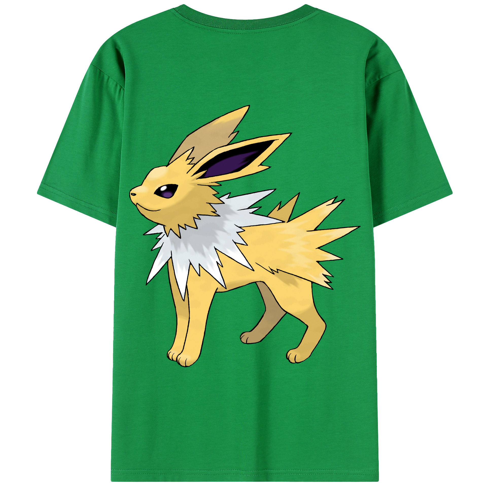 （画像用） ポケットモンスター Pokémon 綿100％ メンズ半袖Tシャツ（バックプリント） 通気性