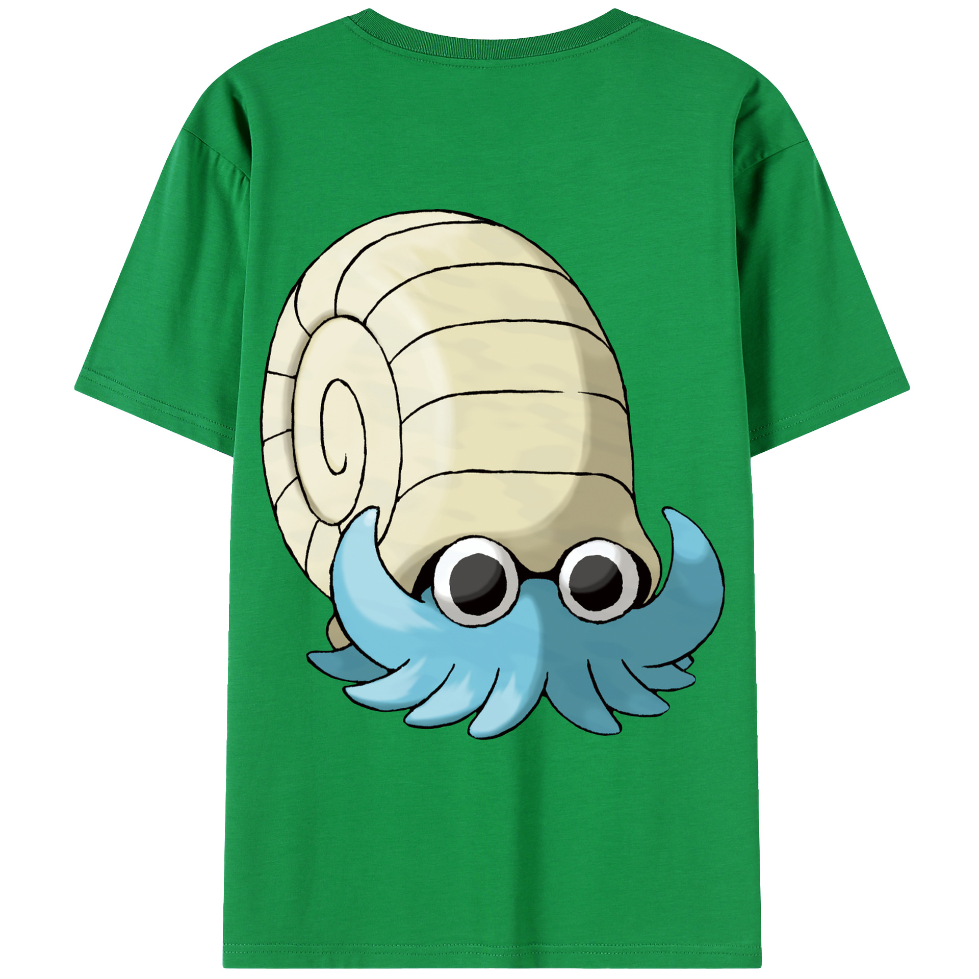 （画像用） ポケットモンスター Pokémon 綿100％ メンズ半袖Tシャツ（バックプリント） 通気性