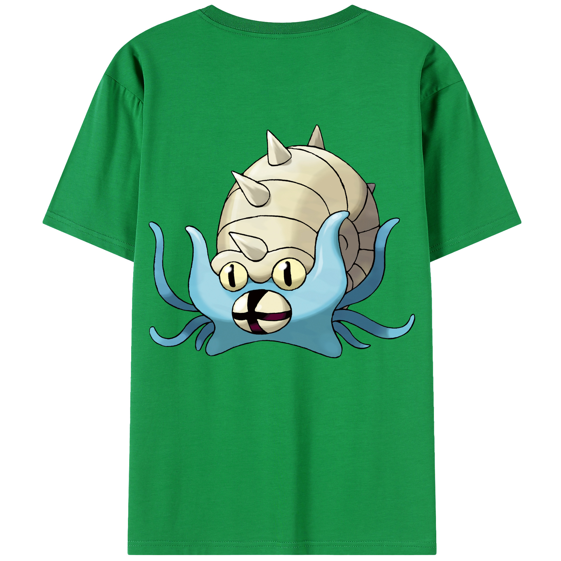 （画像用） ポケットモンスター Pokémon 綿100％ メンズ半袖Tシャツ（バックプリント） 通気性