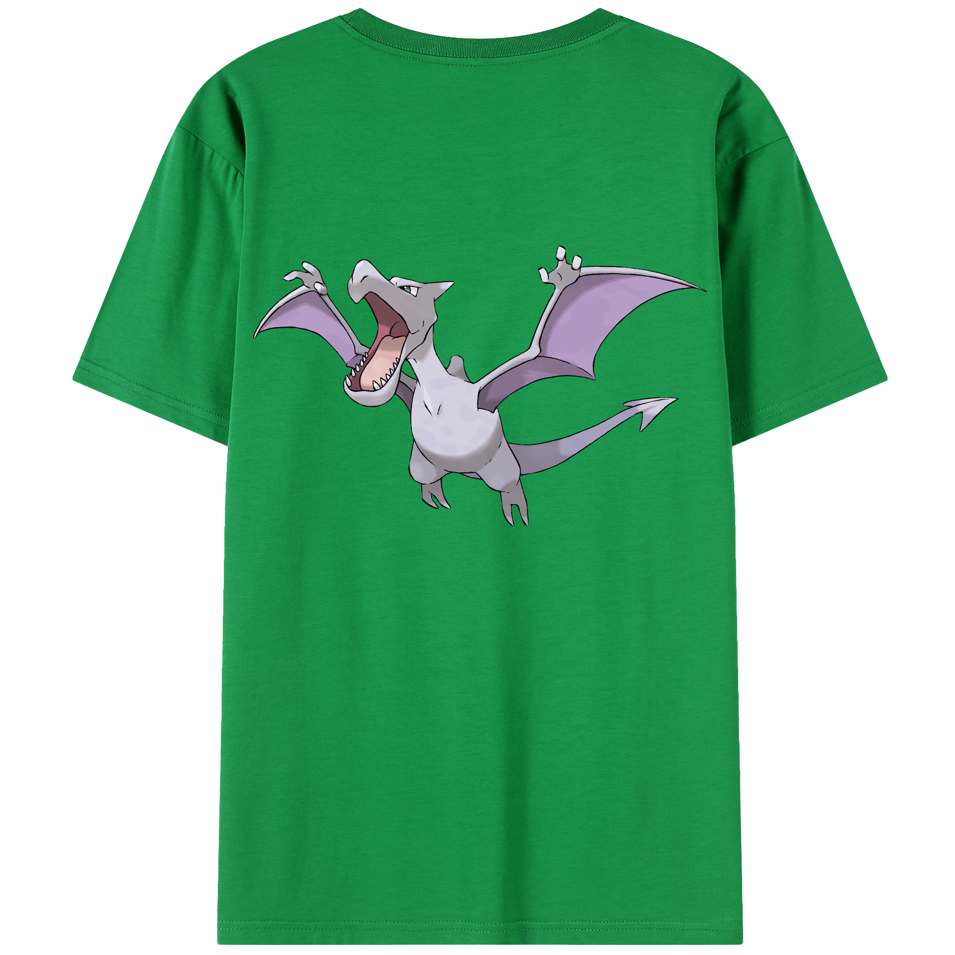 （画像用） ポケットモンスター Pokémon 綿100％ メンズ半袖Tシャツ（バックプリント） 通気性